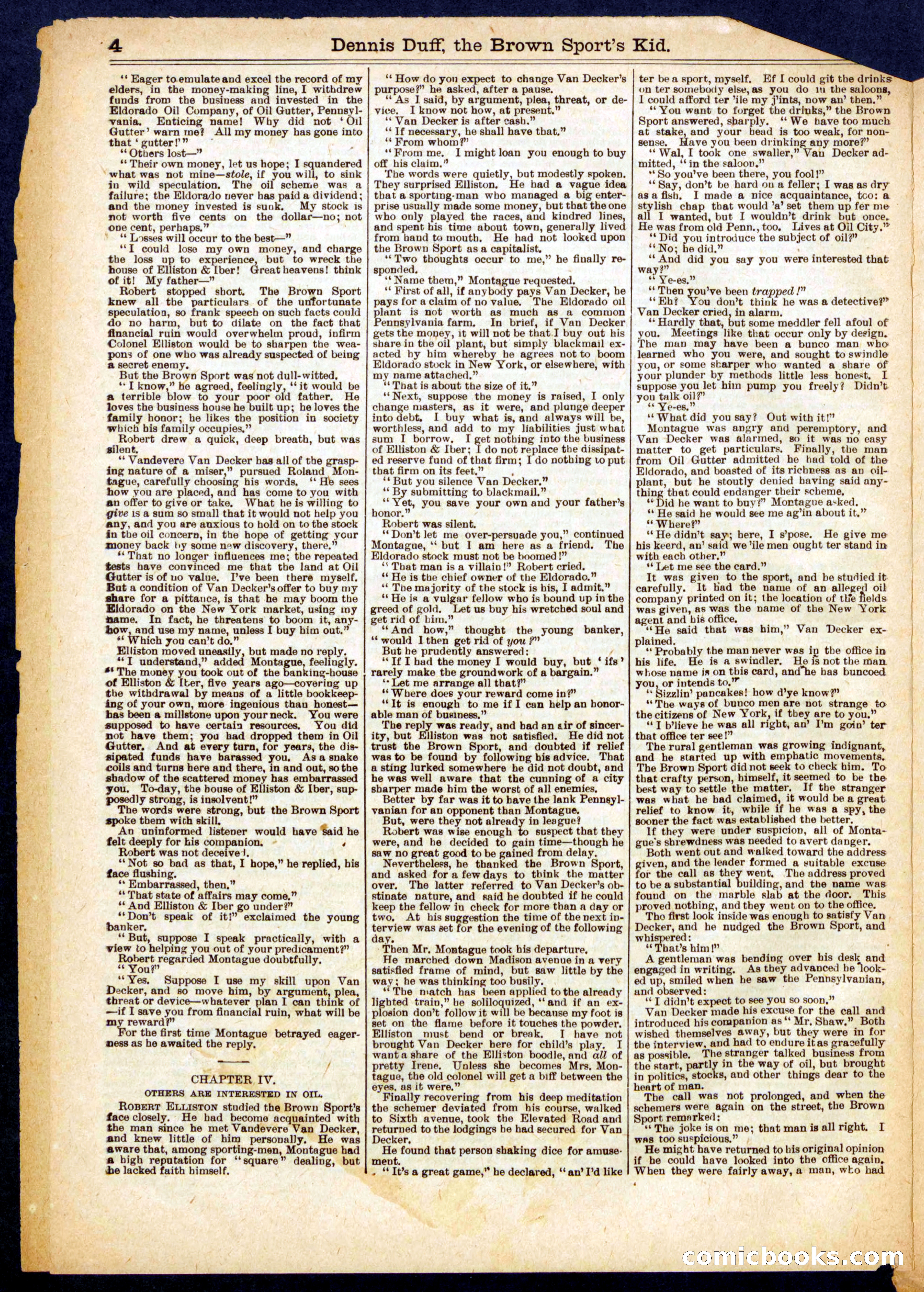 Beadle's Half Dime Library No. 726 — page 4 of 16