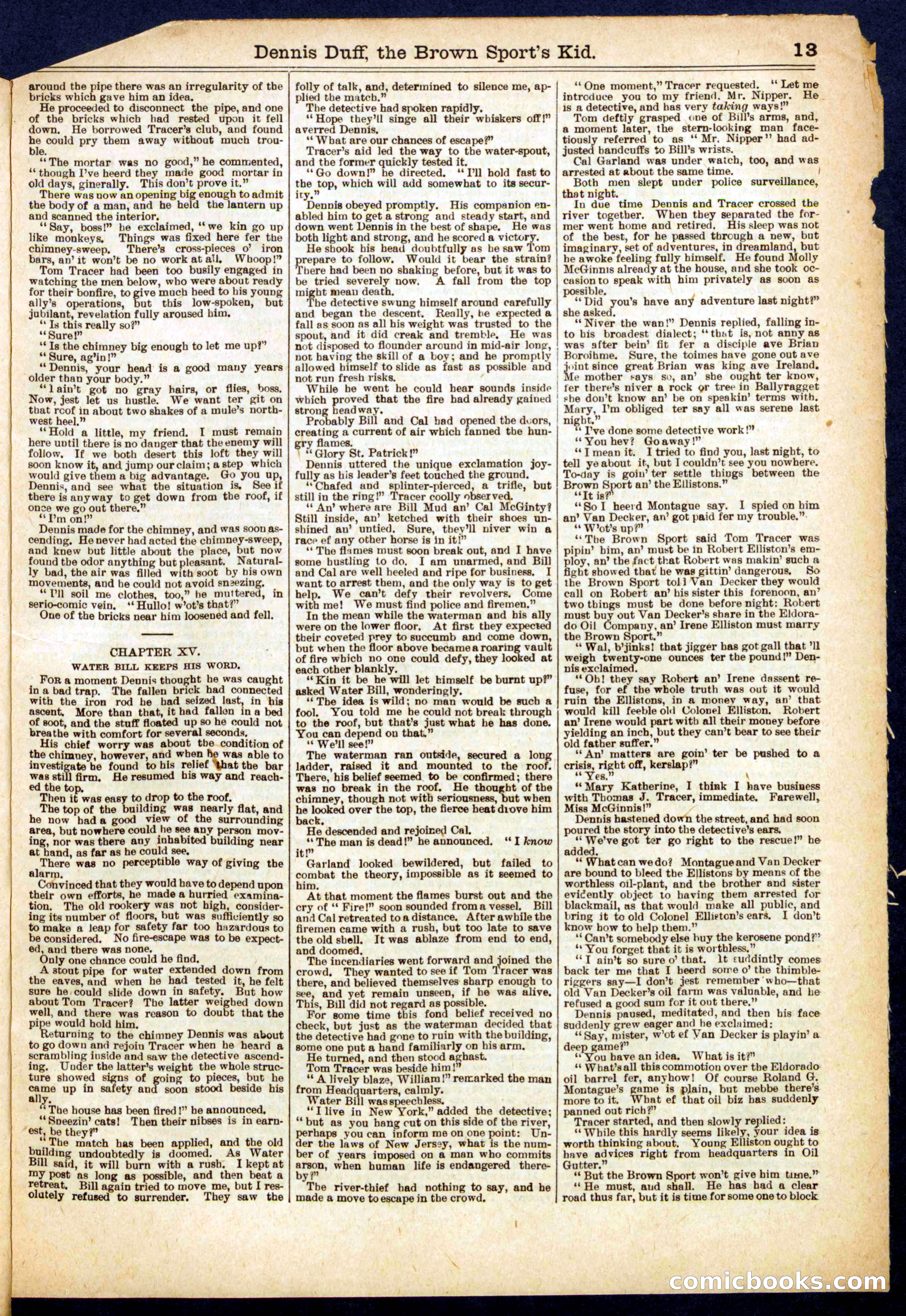 Beadle's Half Dime Library No. 726 — page 13 of 16