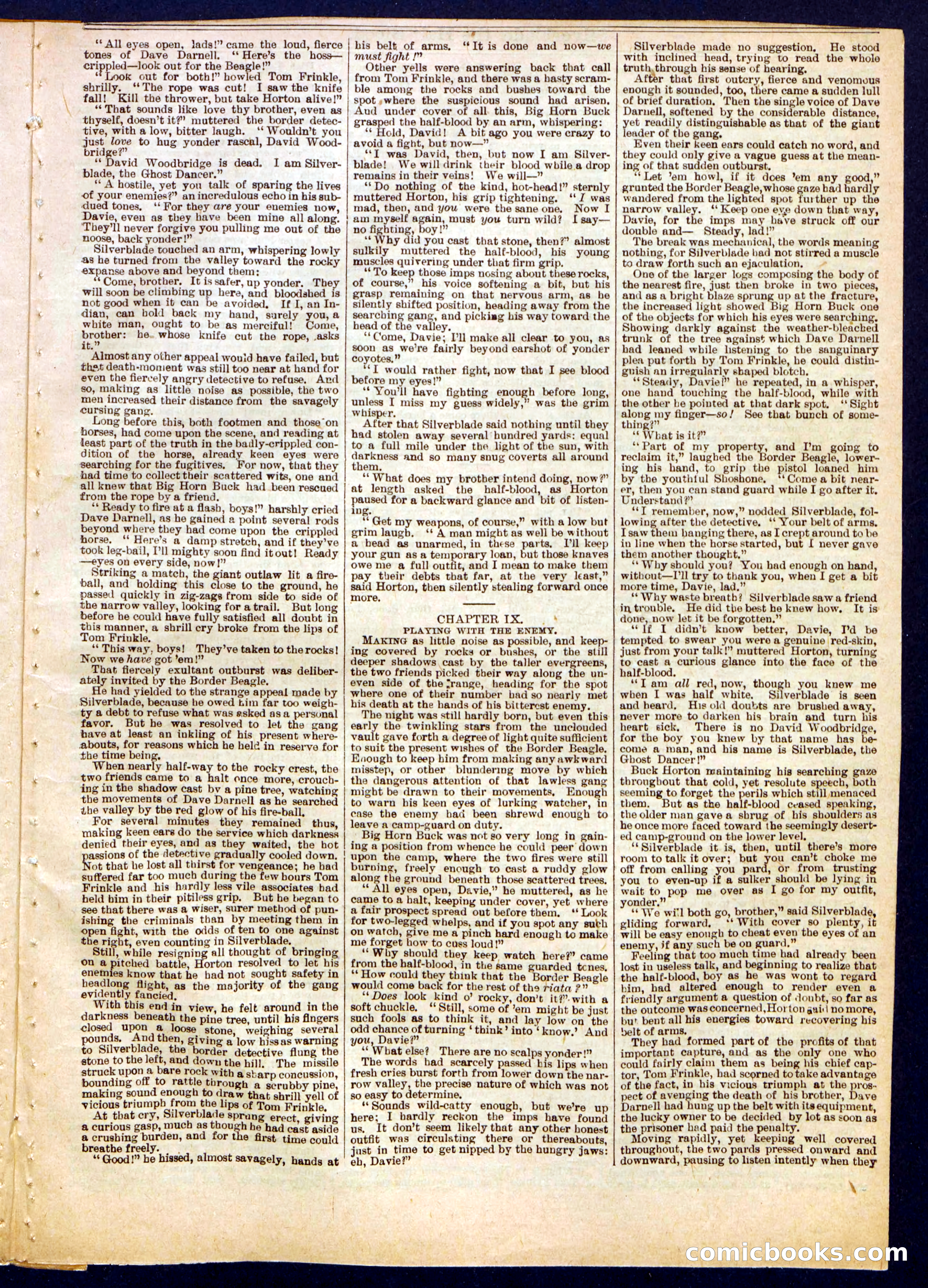 Beadle's Half Dime Library No. 729 — page 9 of 16