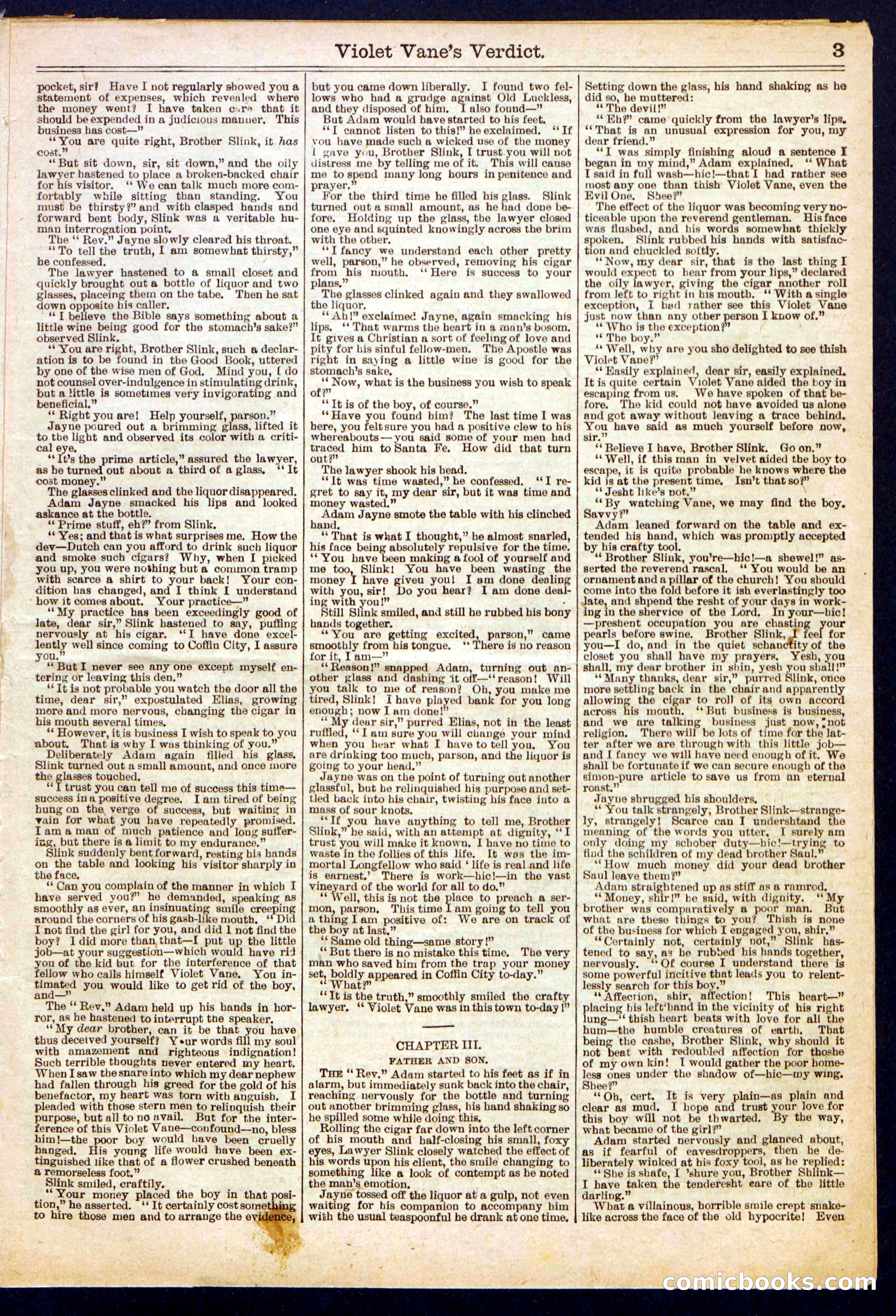 Beadle's Half Dime Library No. 730 — page 3 of 16
