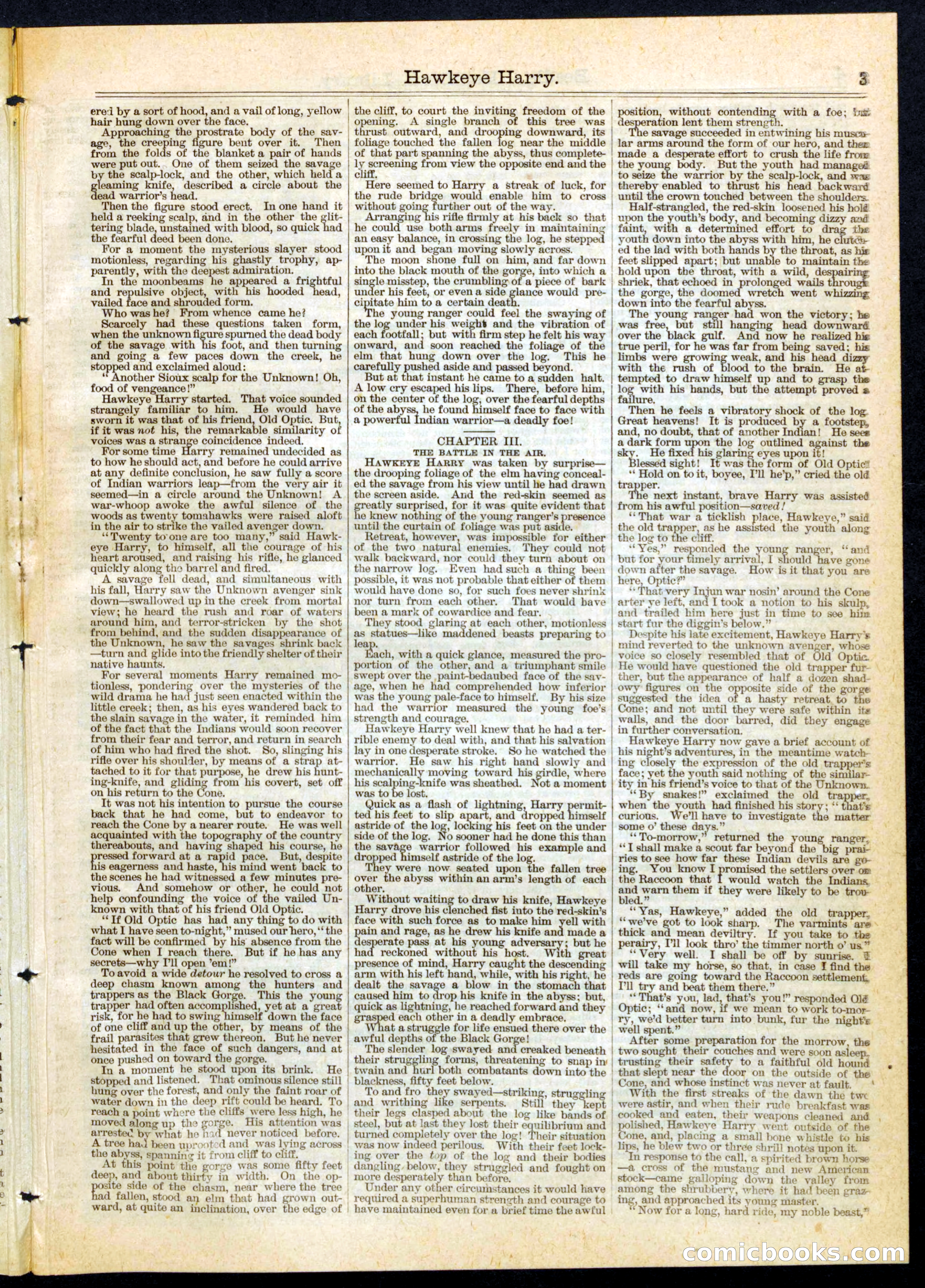 Beadle's Half Dime Library No. 74 — page 3 of 16