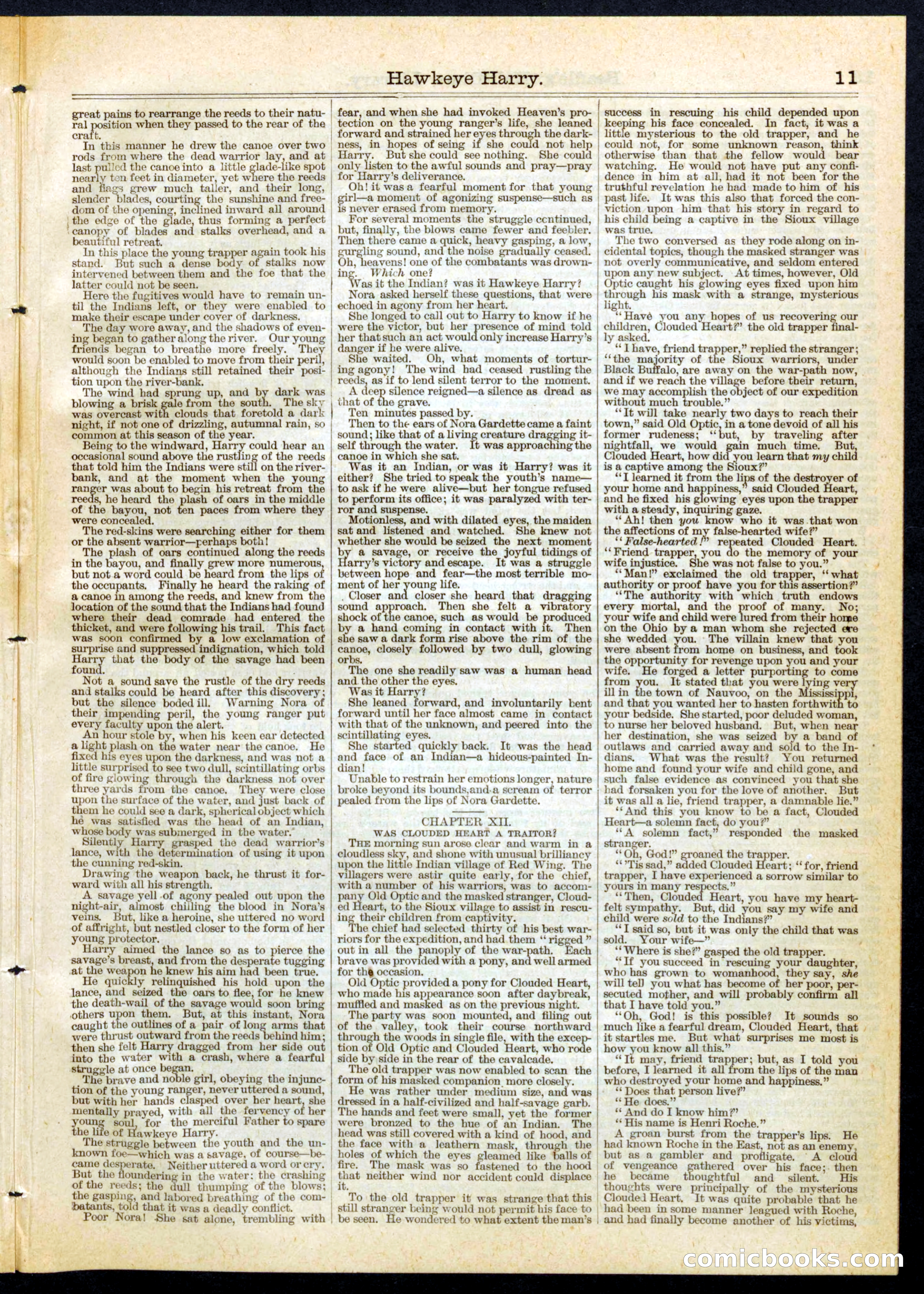 Beadle's Half Dime Library No. 74 — page 11 of 16
