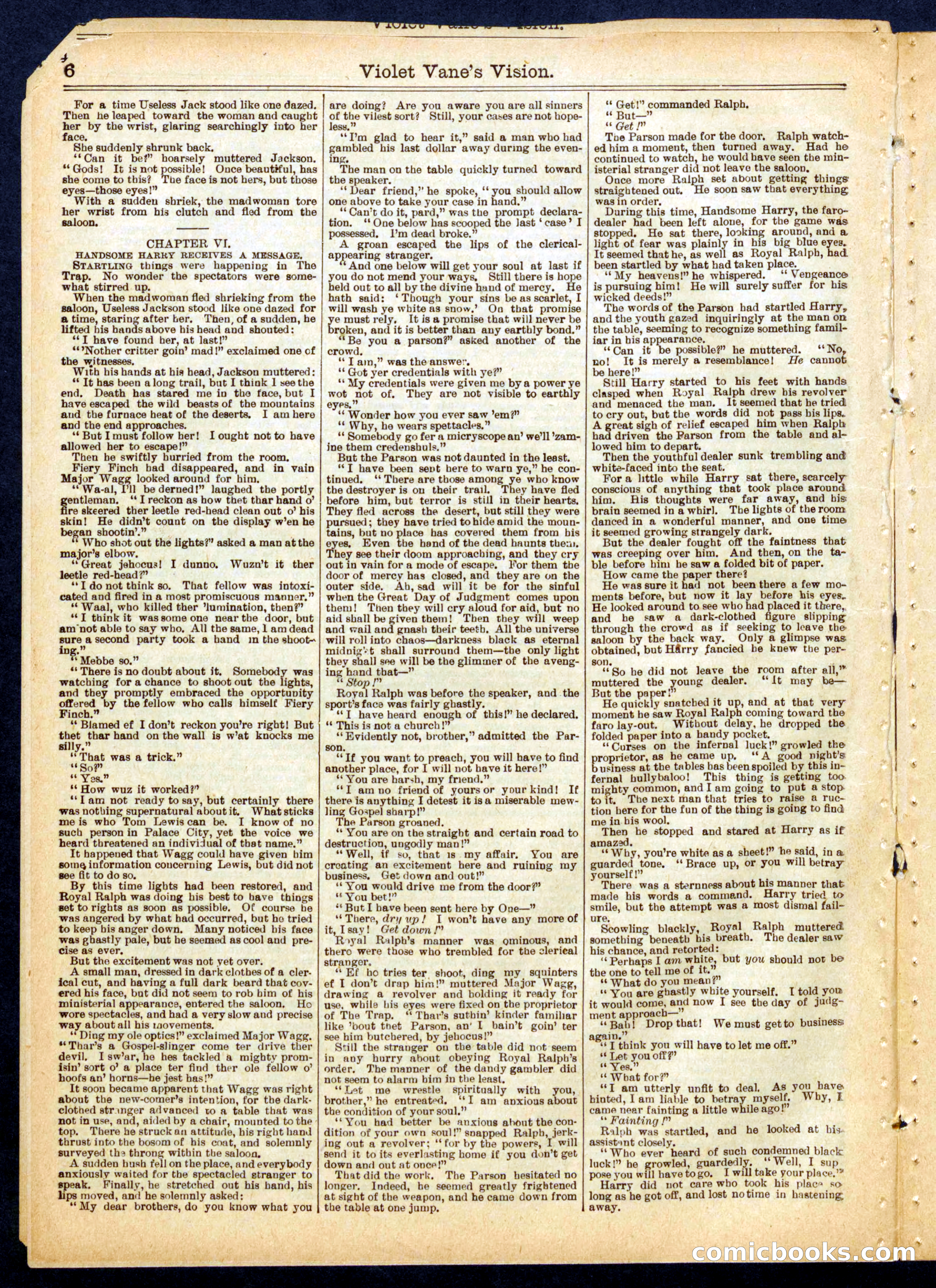 Beadle's Half Dime Library No. 763 — page 6 of 16