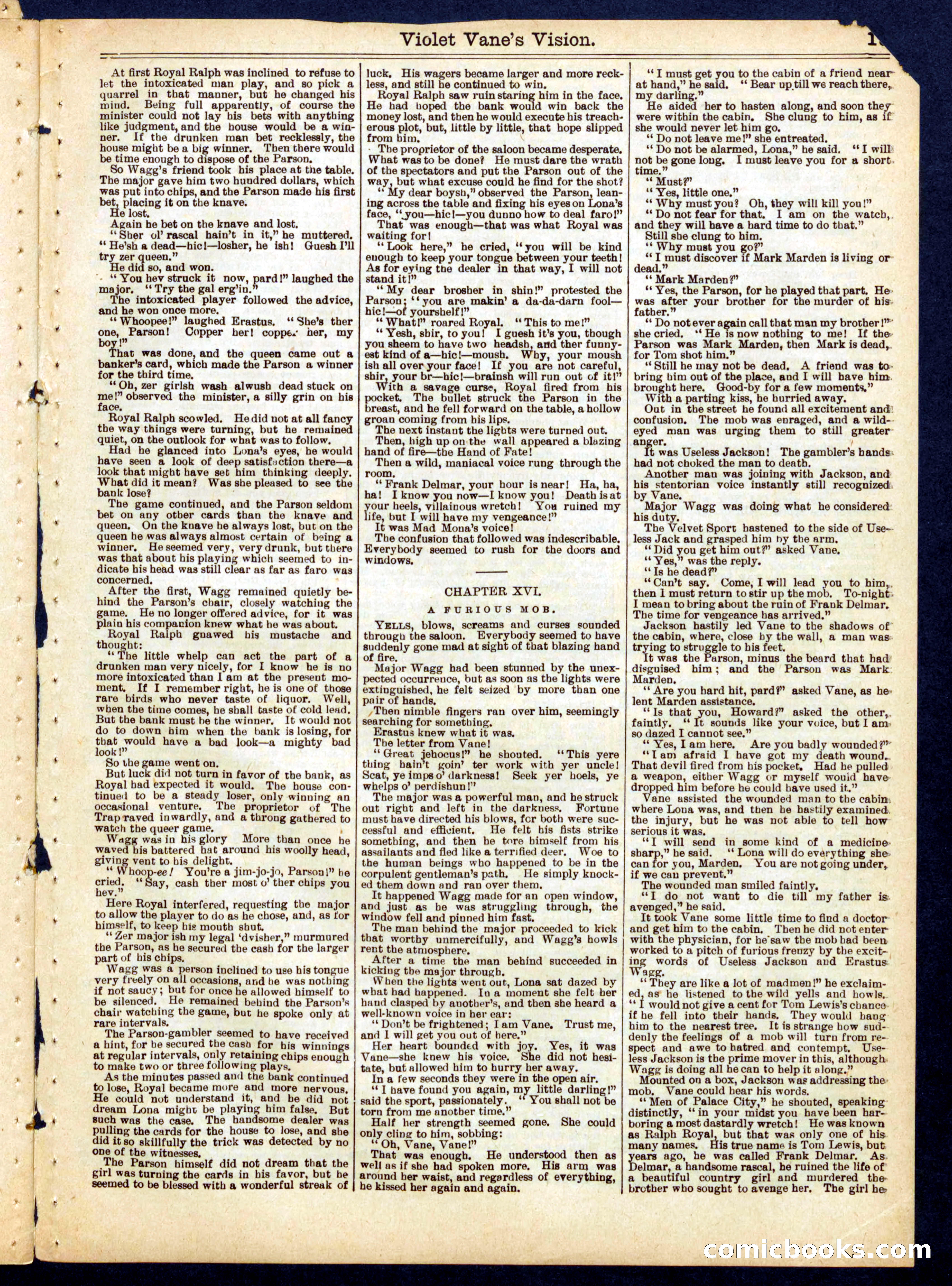 Beadle's Half Dime Library No. 763 — page 13 of 16