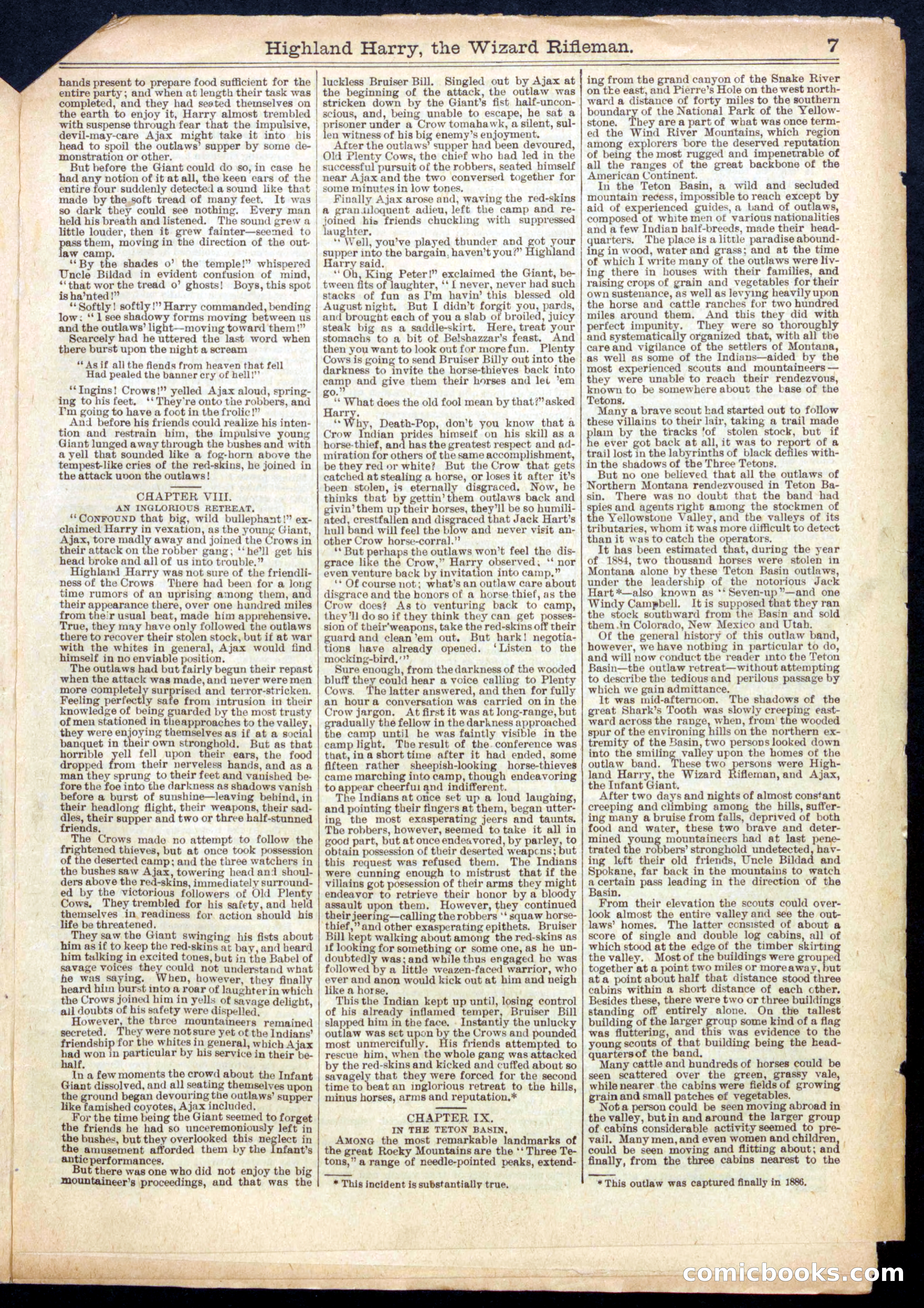 Beadle's Half Dime Library No. 778 — page 7 of 16