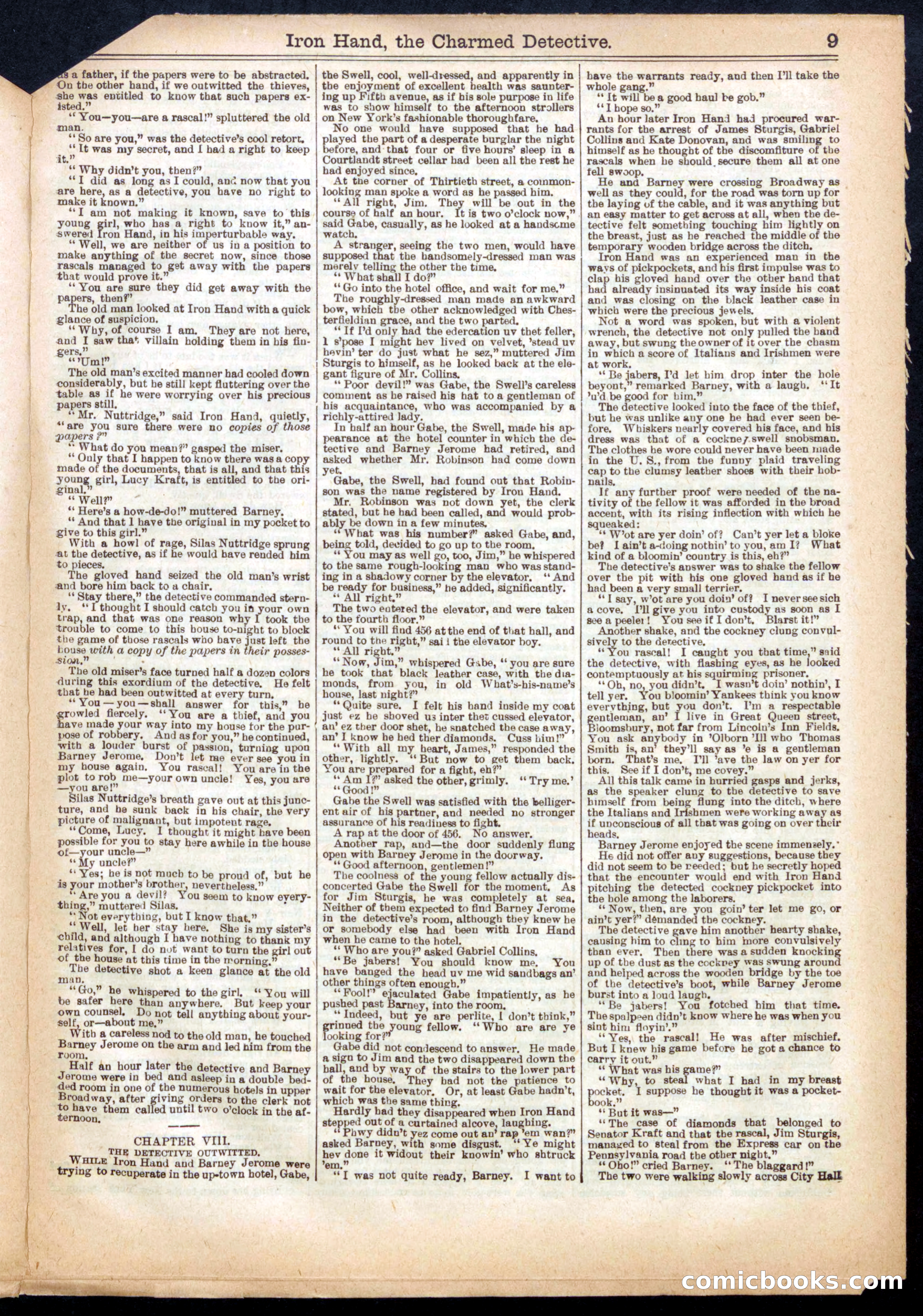 Beadle's Half Dime Library No. 779 — page 9 of 16