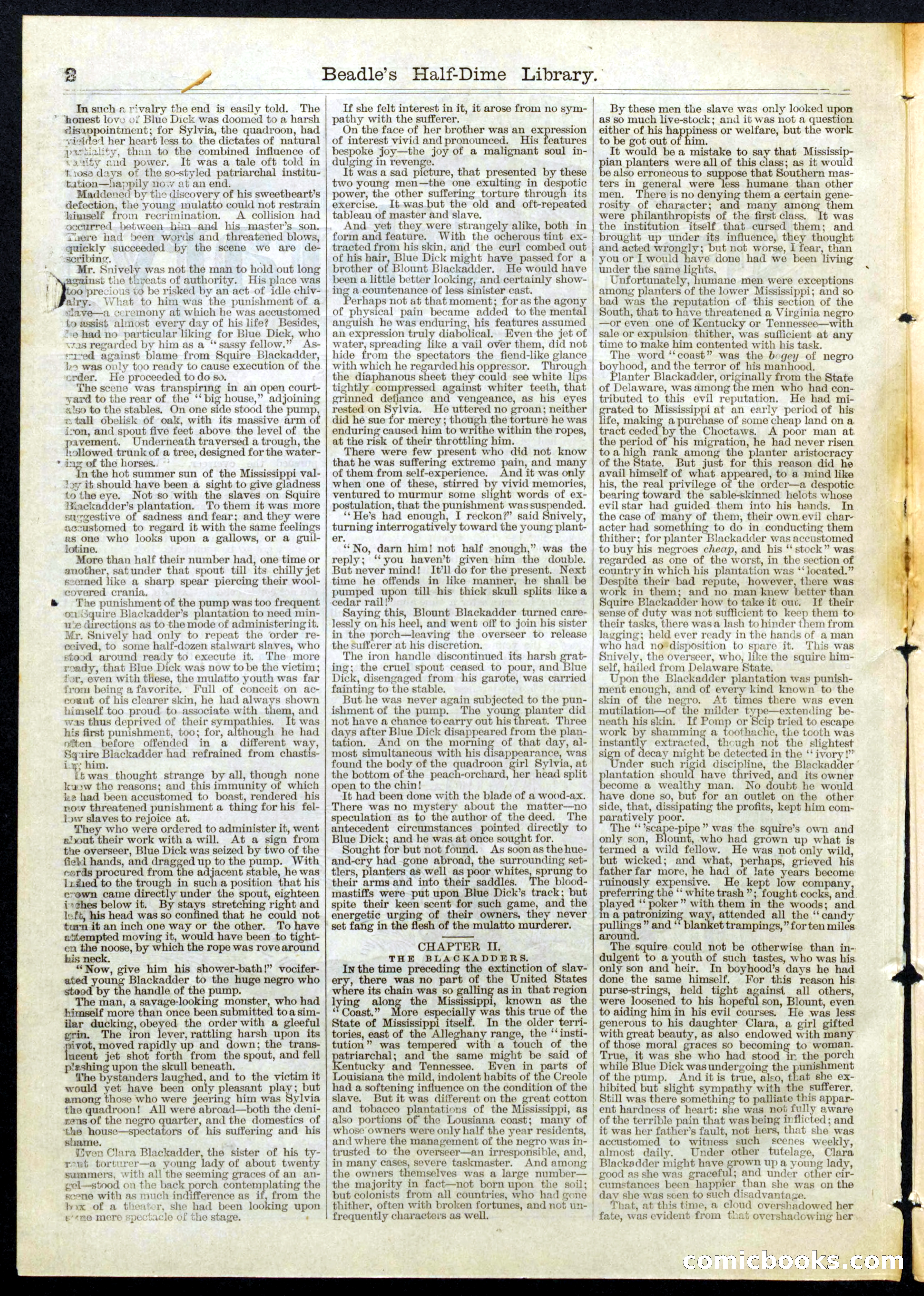 Beadle's Half Dime Library, Vol. III, No. 78 — page 2 of 16
