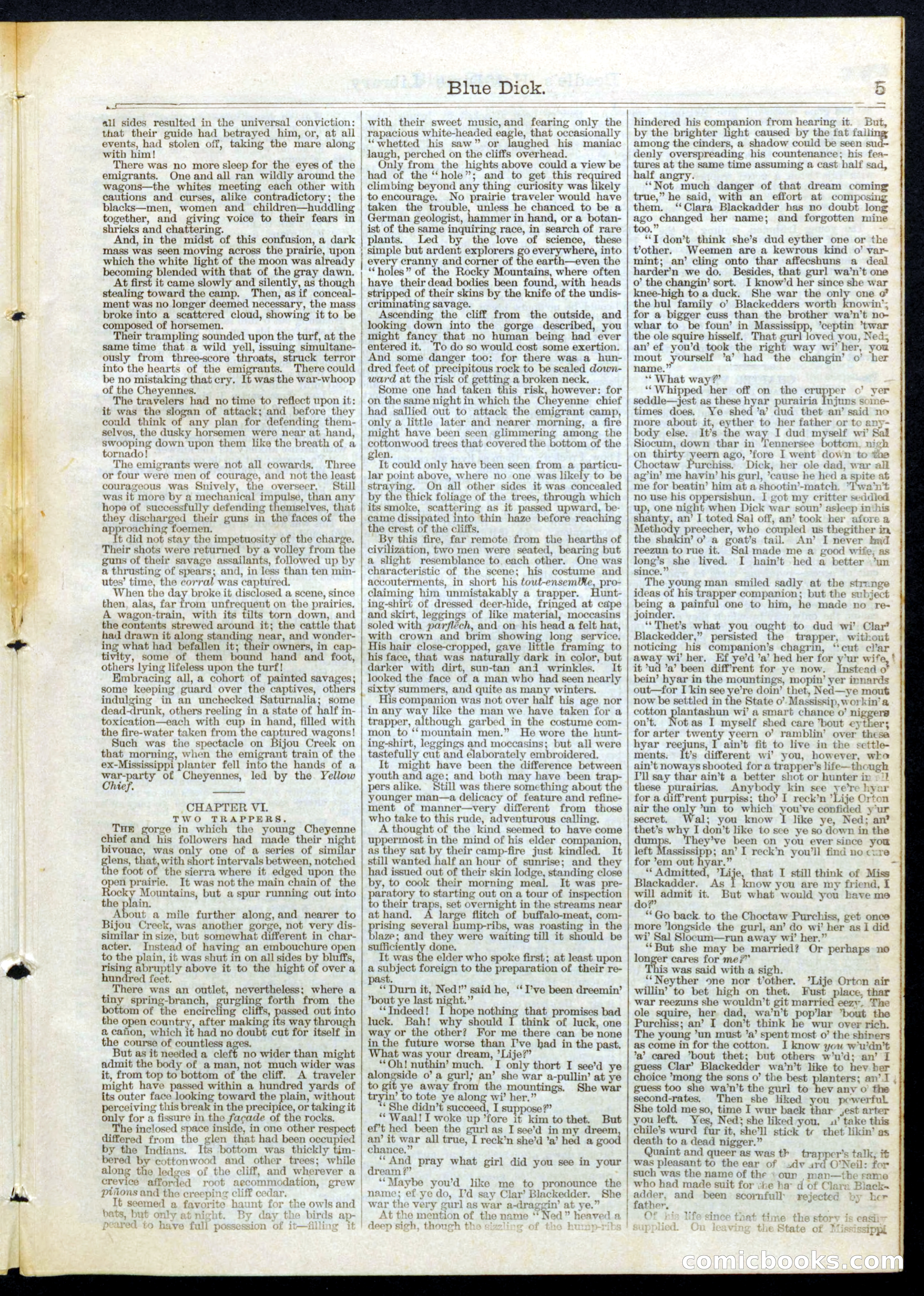 Beadle's Half Dime Library, Vol. III, No. 78 — page 5 of 16