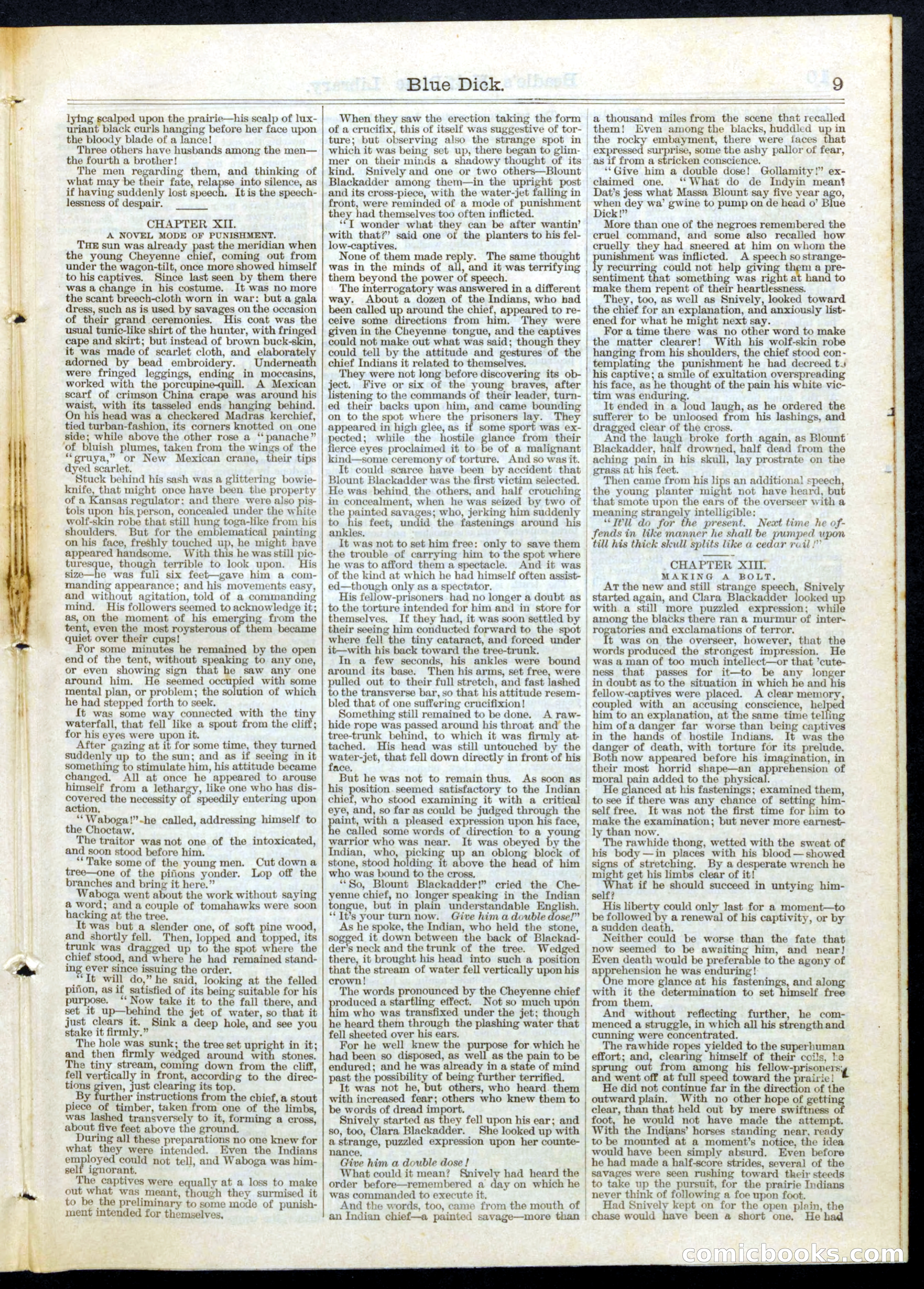 Beadle's Half Dime Library, Vol. III, No. 78 — page 9 of 16