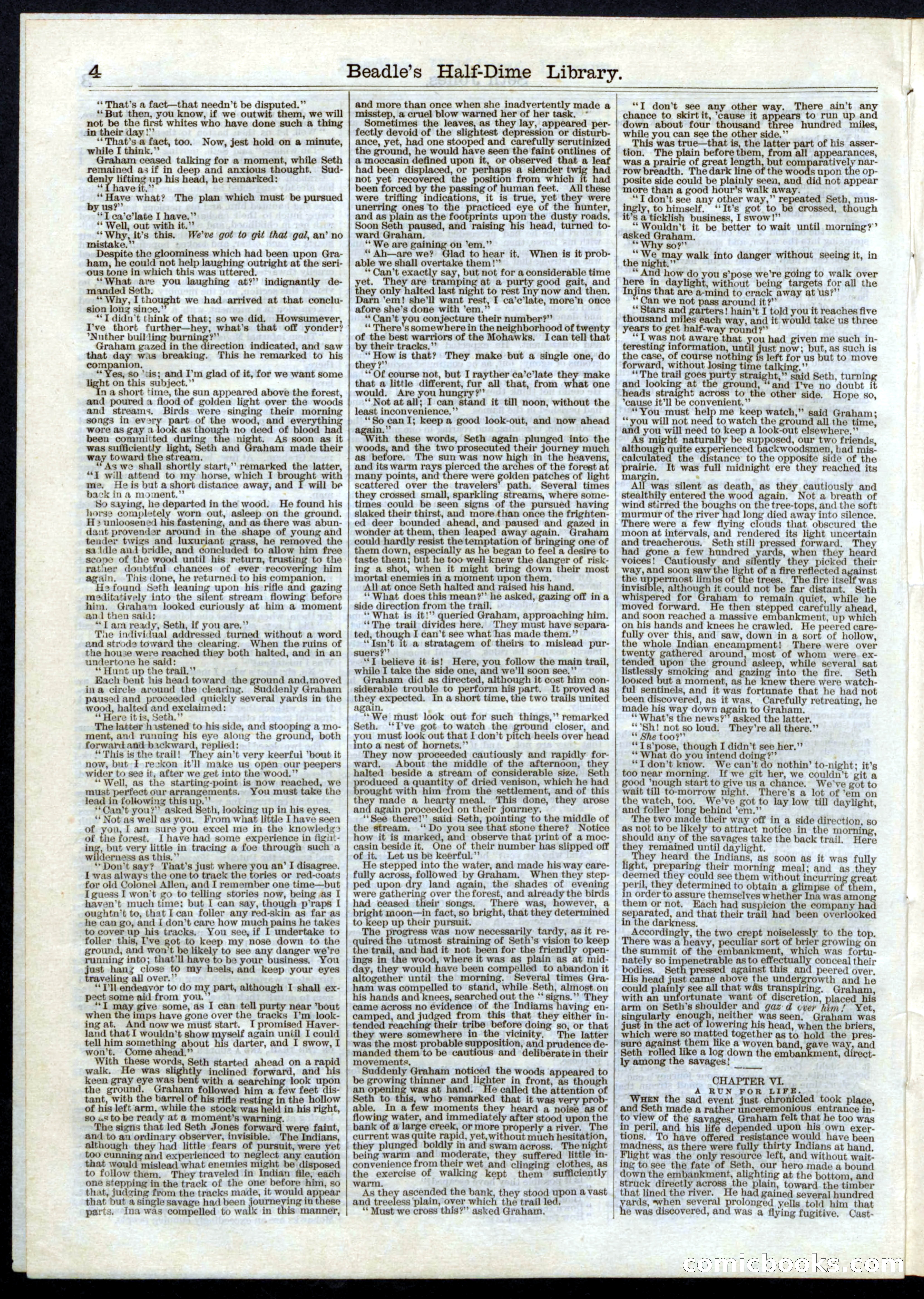 Beadle's Half Dime Library, No. 8 — page 4 of 16