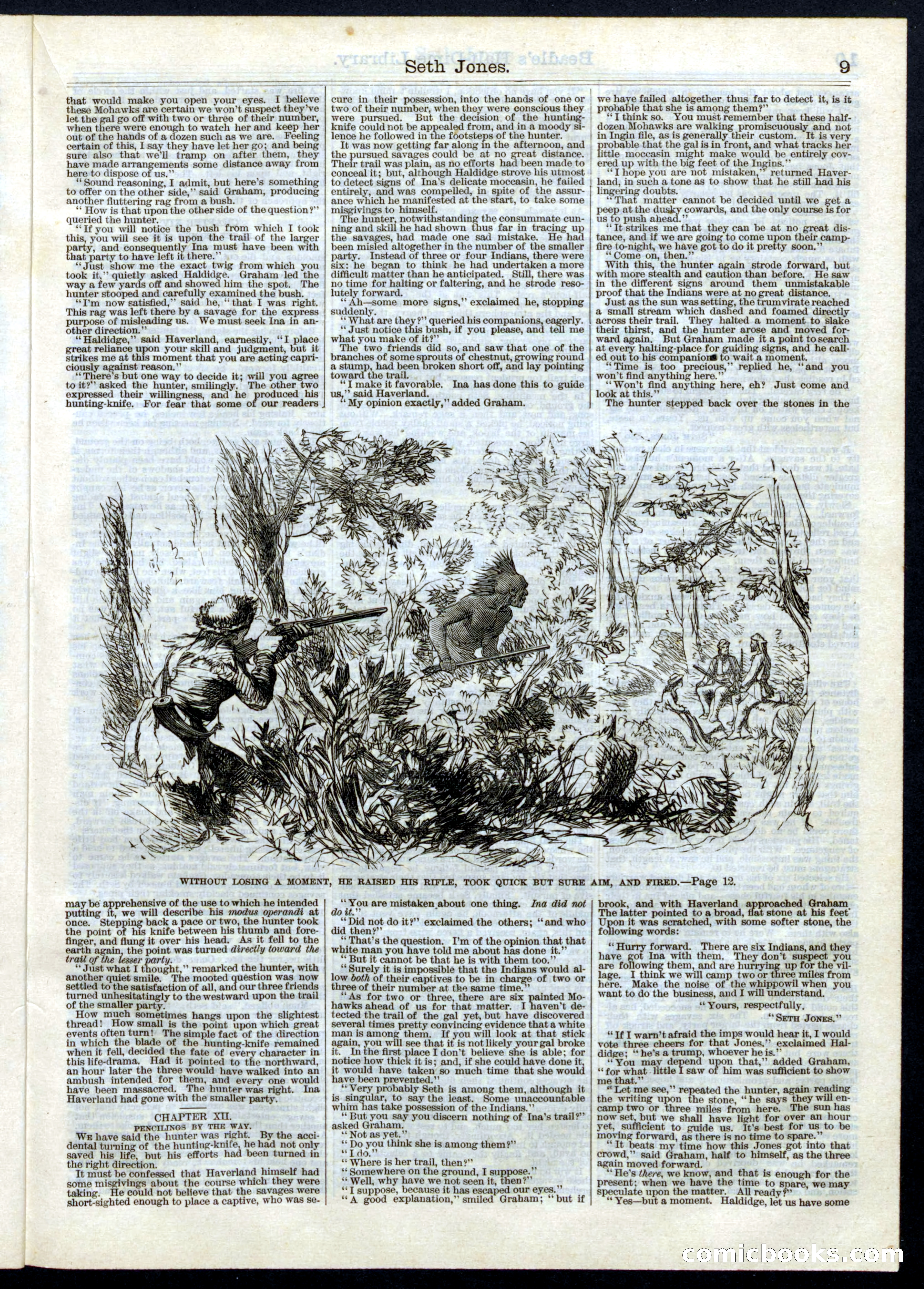 Beadle's Half Dime Library, No. 8 — page 9 of 16