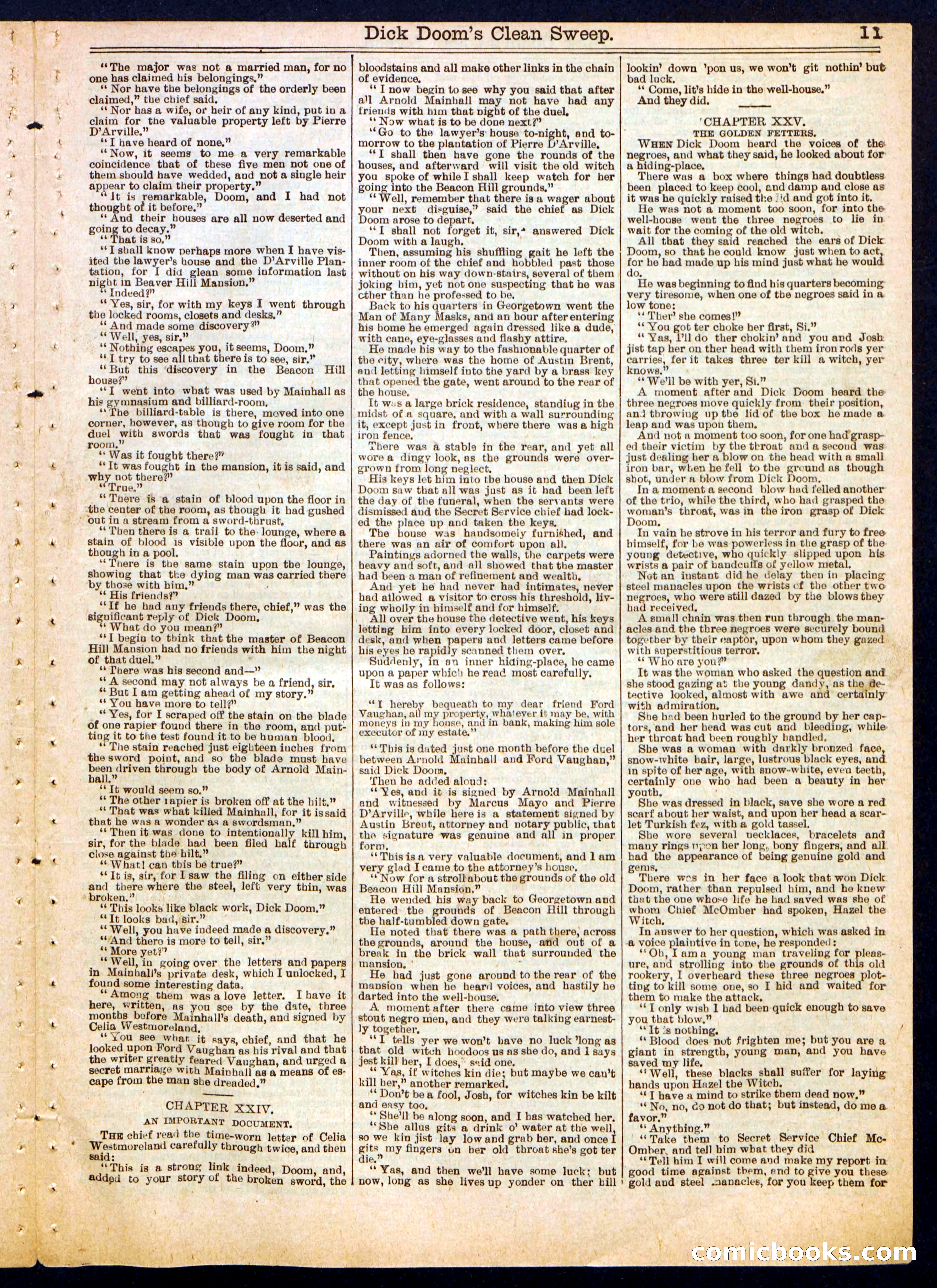 Beadle's Half Dime Library No. 803 — page 11 of 16