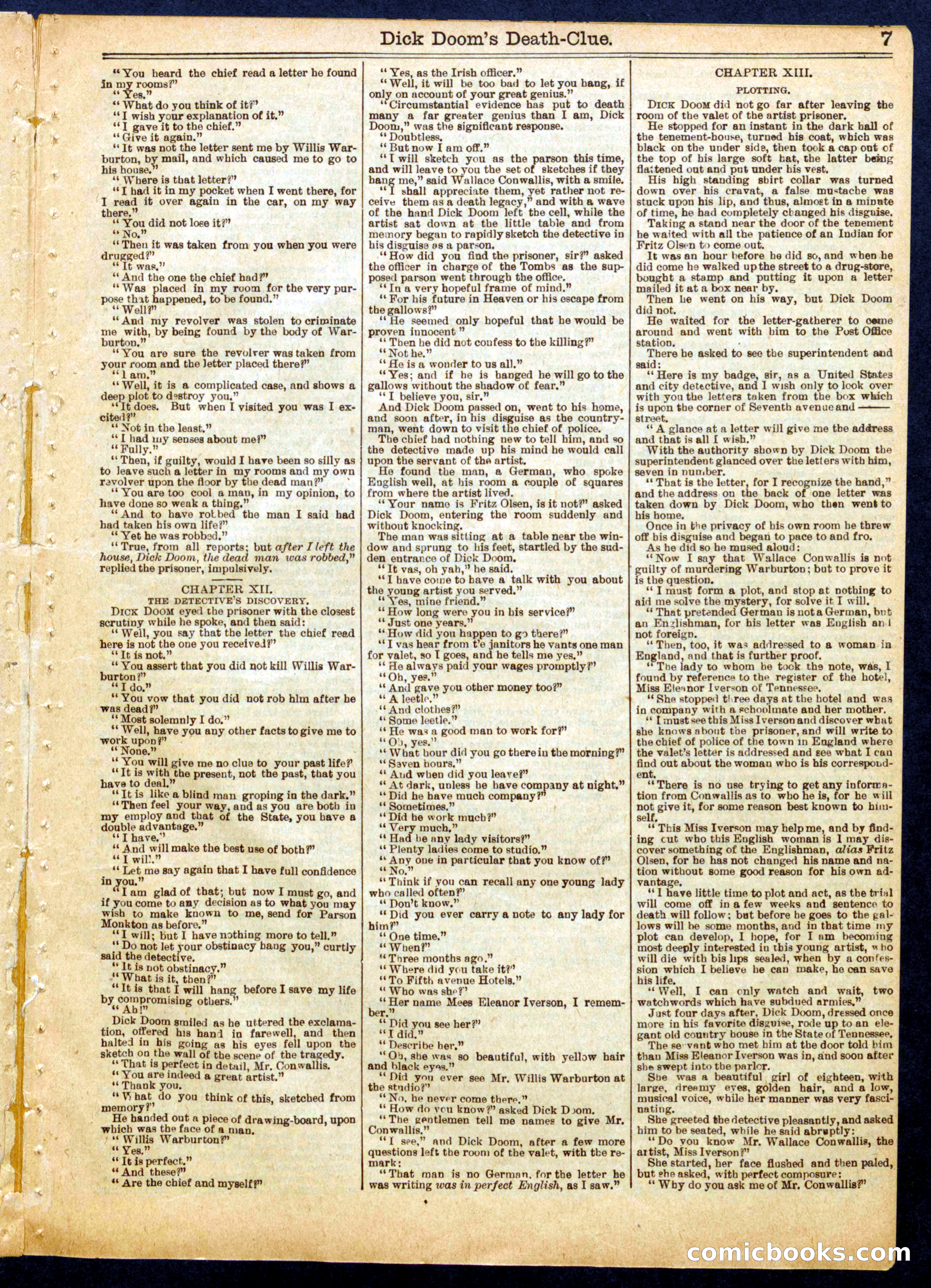 Beadle's Half Dime Library No. 808 — page 7 of 16