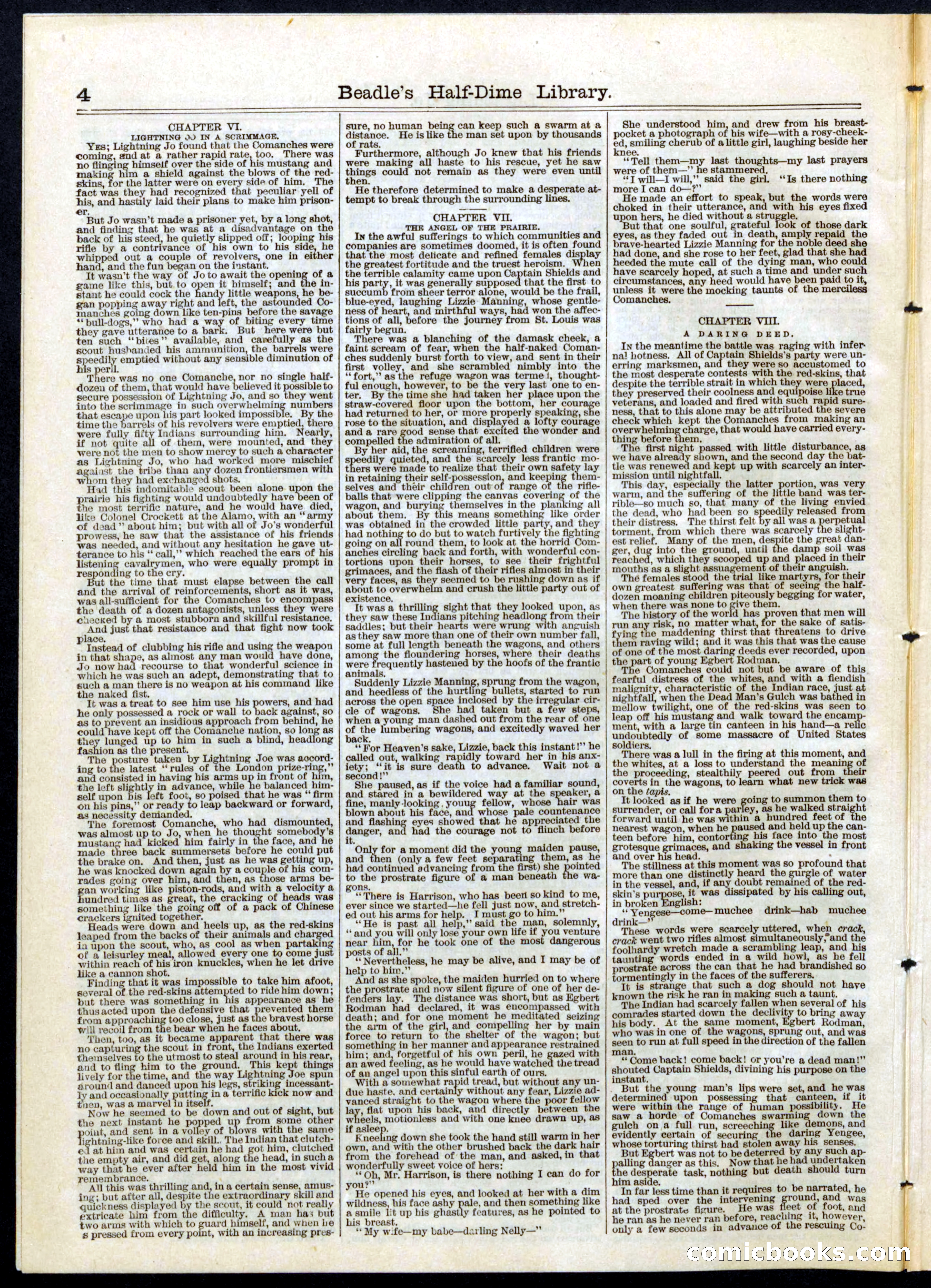 Beadle's Half Dime Library, No. 81 — page 4 of 16