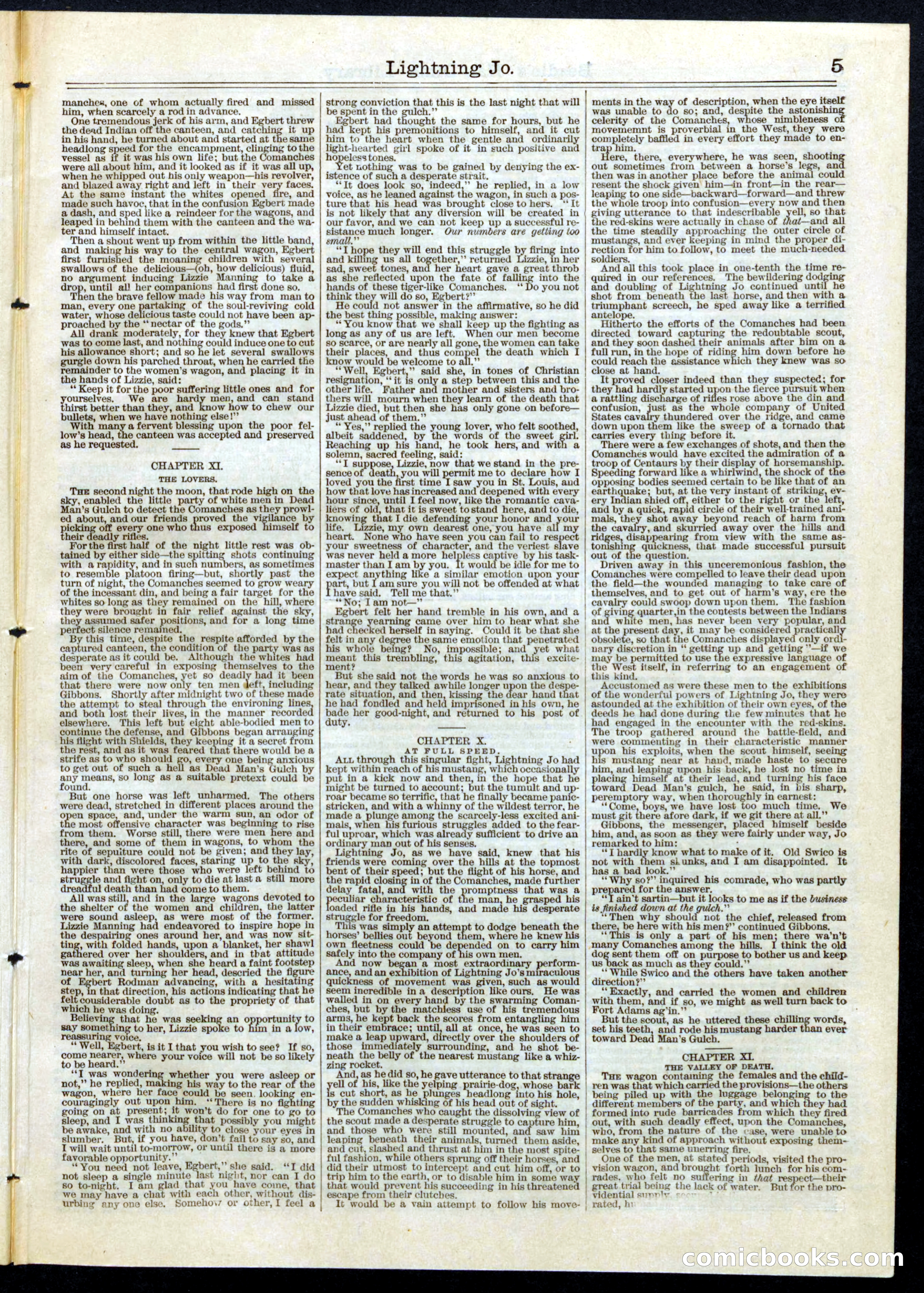 Beadle's Half Dime Library, No. 81 — page 5 of 16