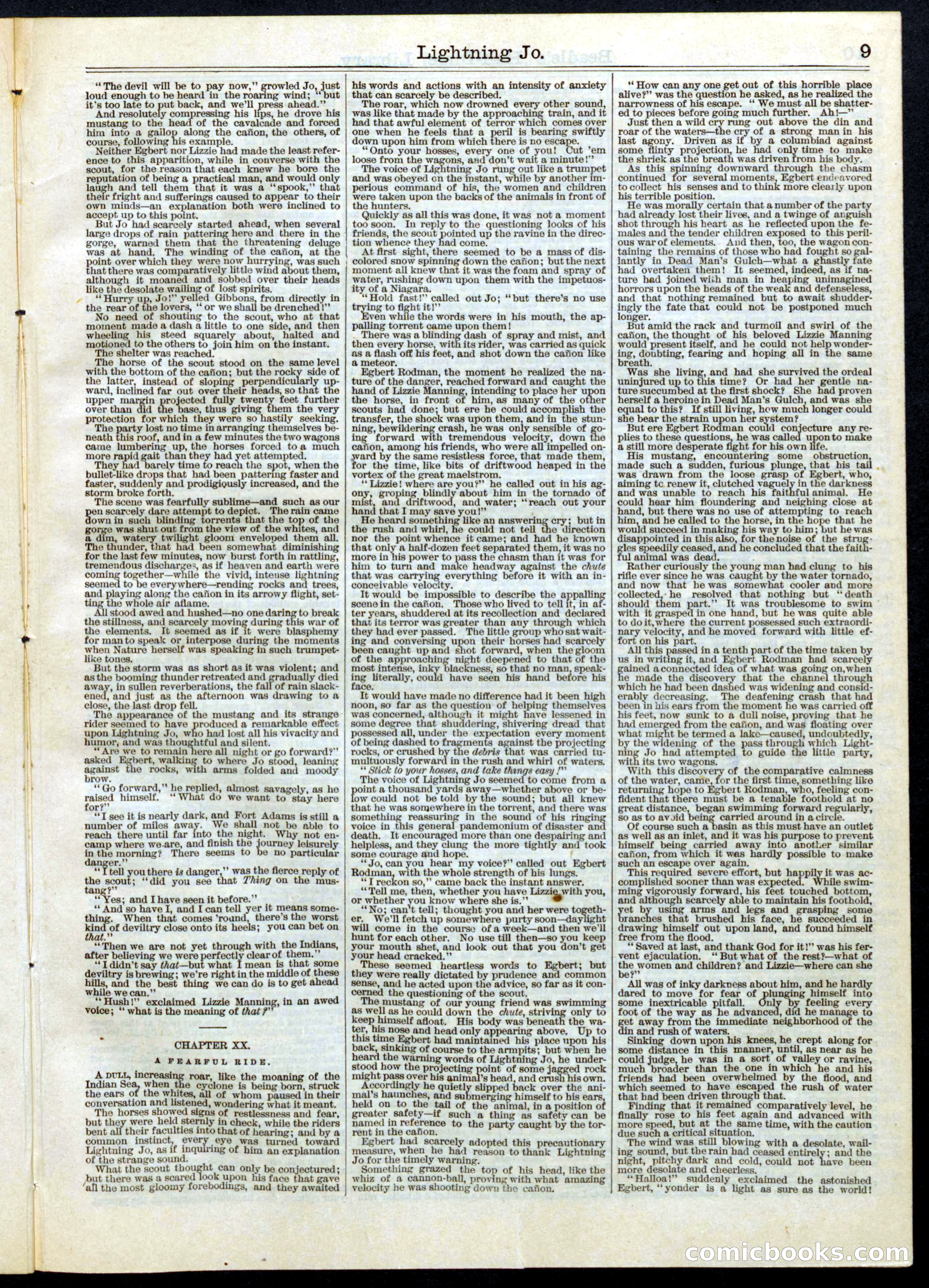Beadle's Half Dime Library, No. 81 — page 9 of 16