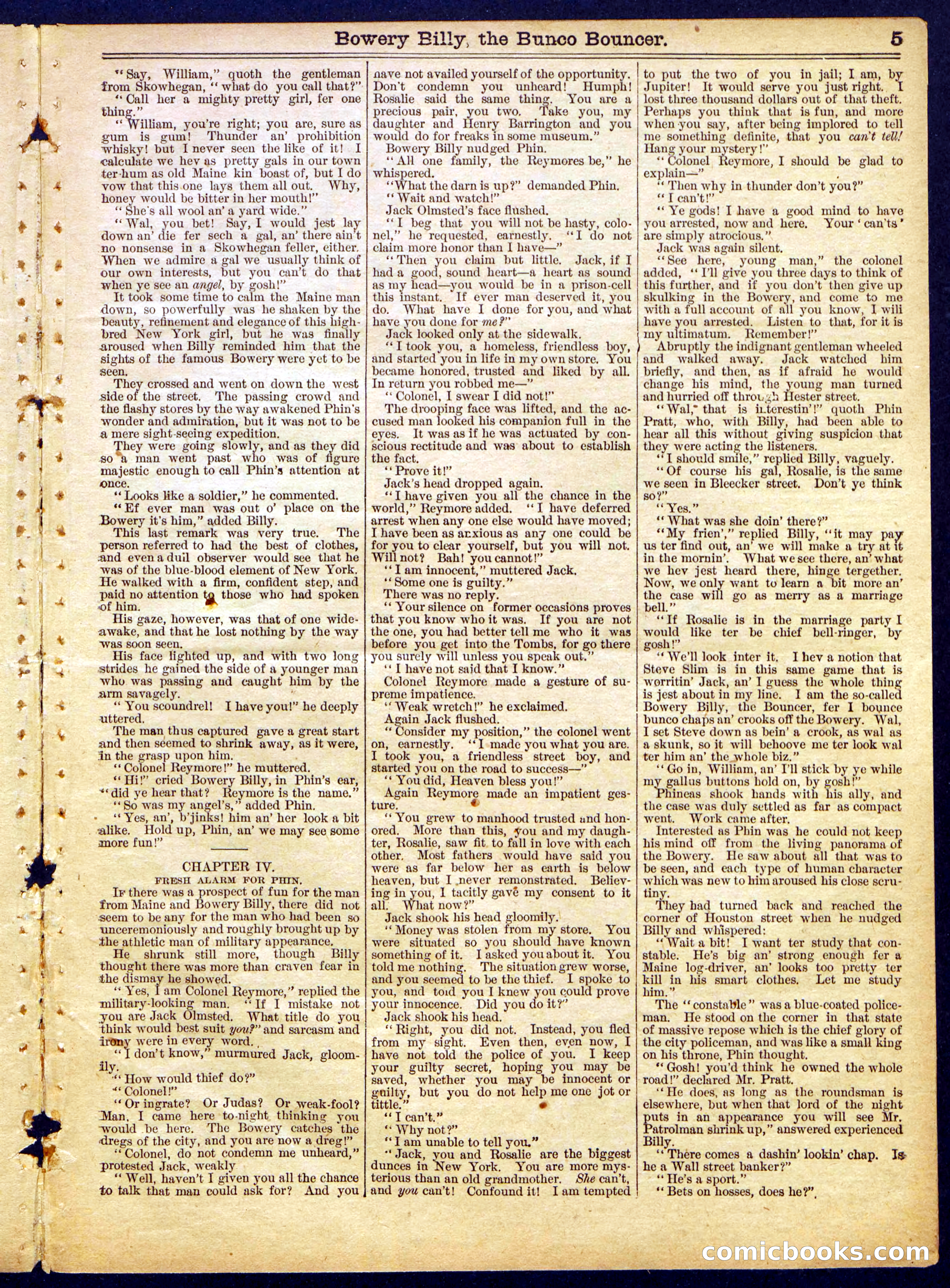 Beadle's Half Dime Library No. 824 — page 5 of 16