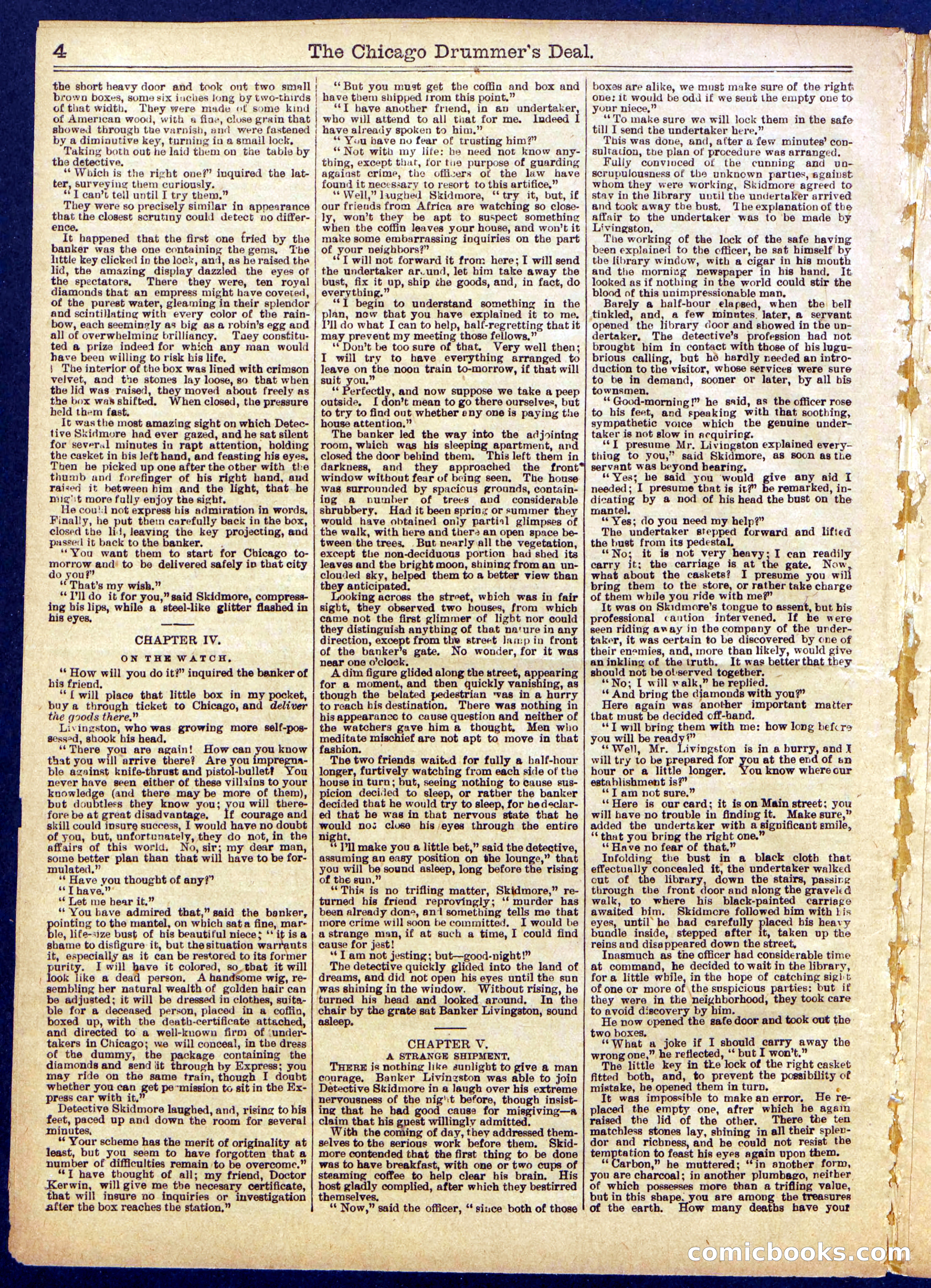Beadle's Half Dime Library, No. 831 — page 4 of 16