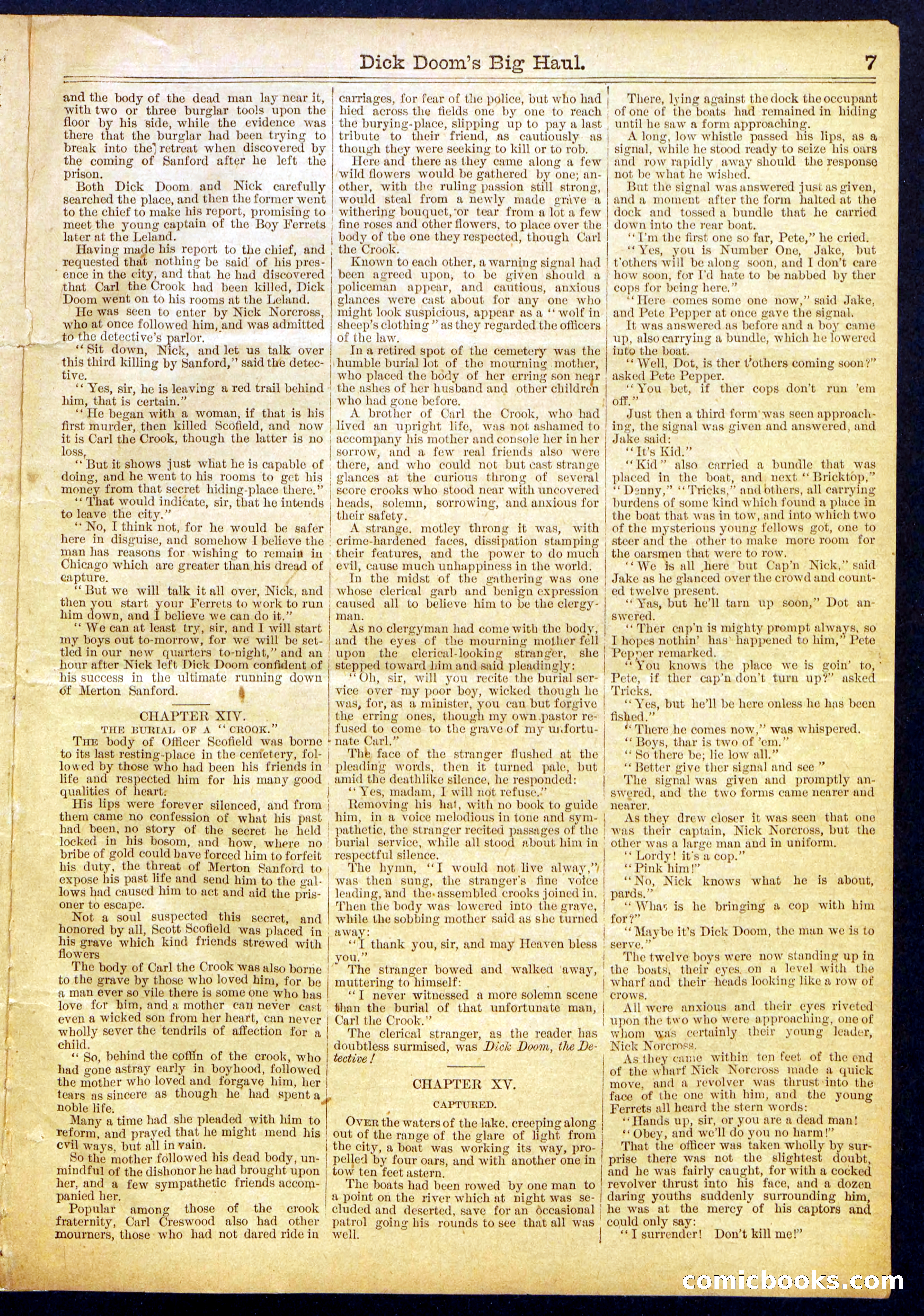 Beadle's Half Dime Library No. 835 — page 7 of 16