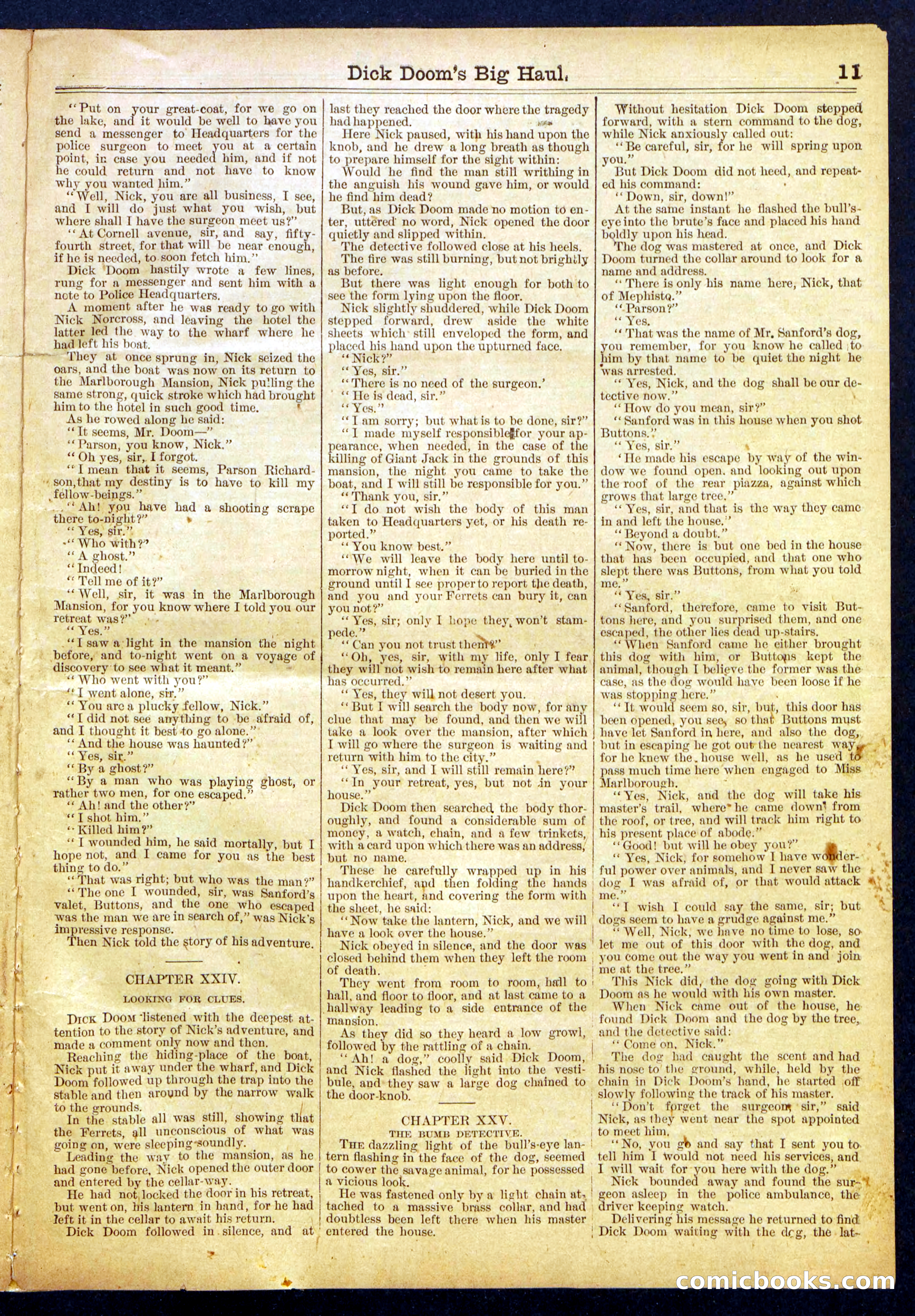 Beadle's Half Dime Library No. 835 — page 11 of 16