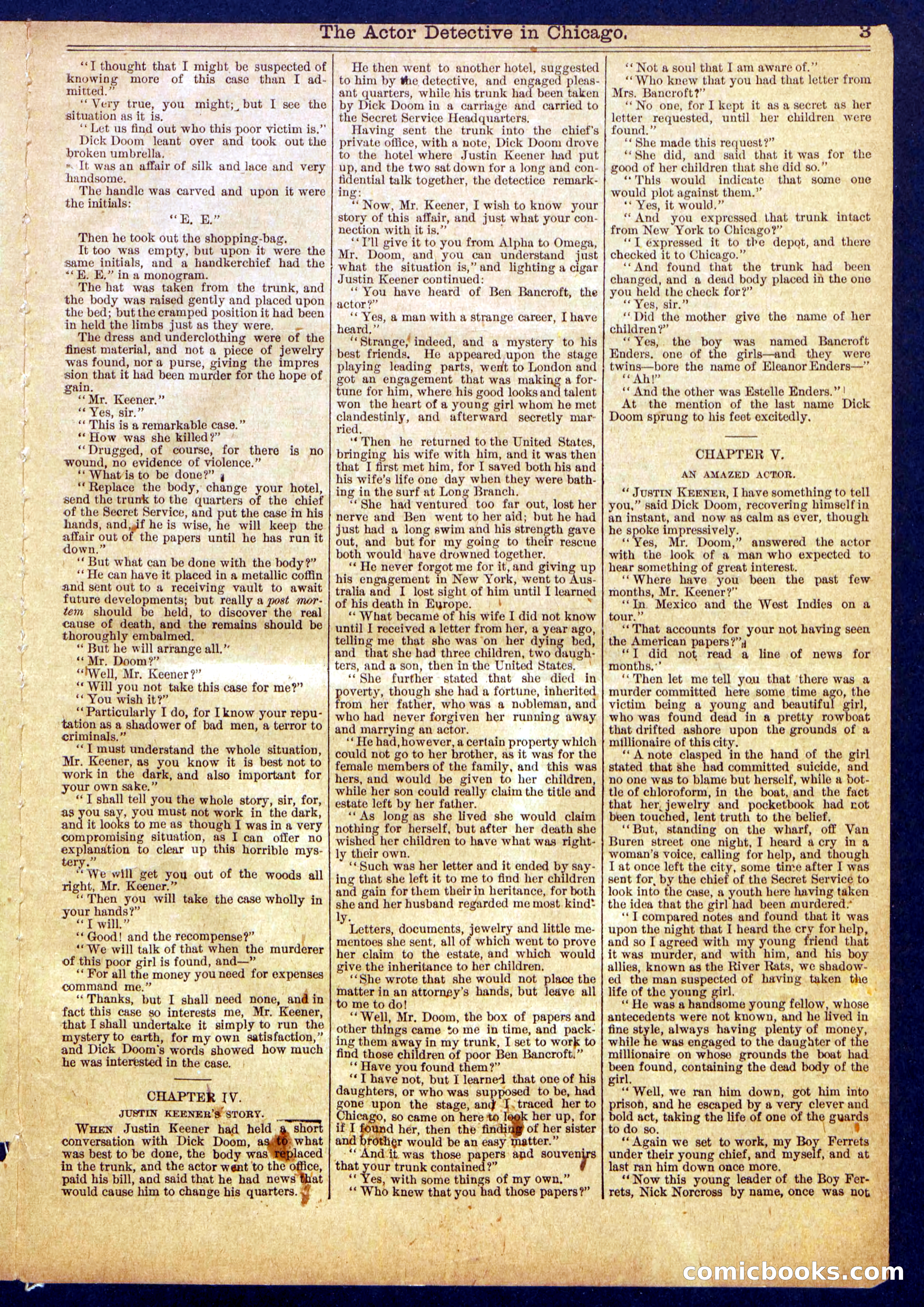 Beadle's Half Dime Library No. 842 — page 3 of 16
