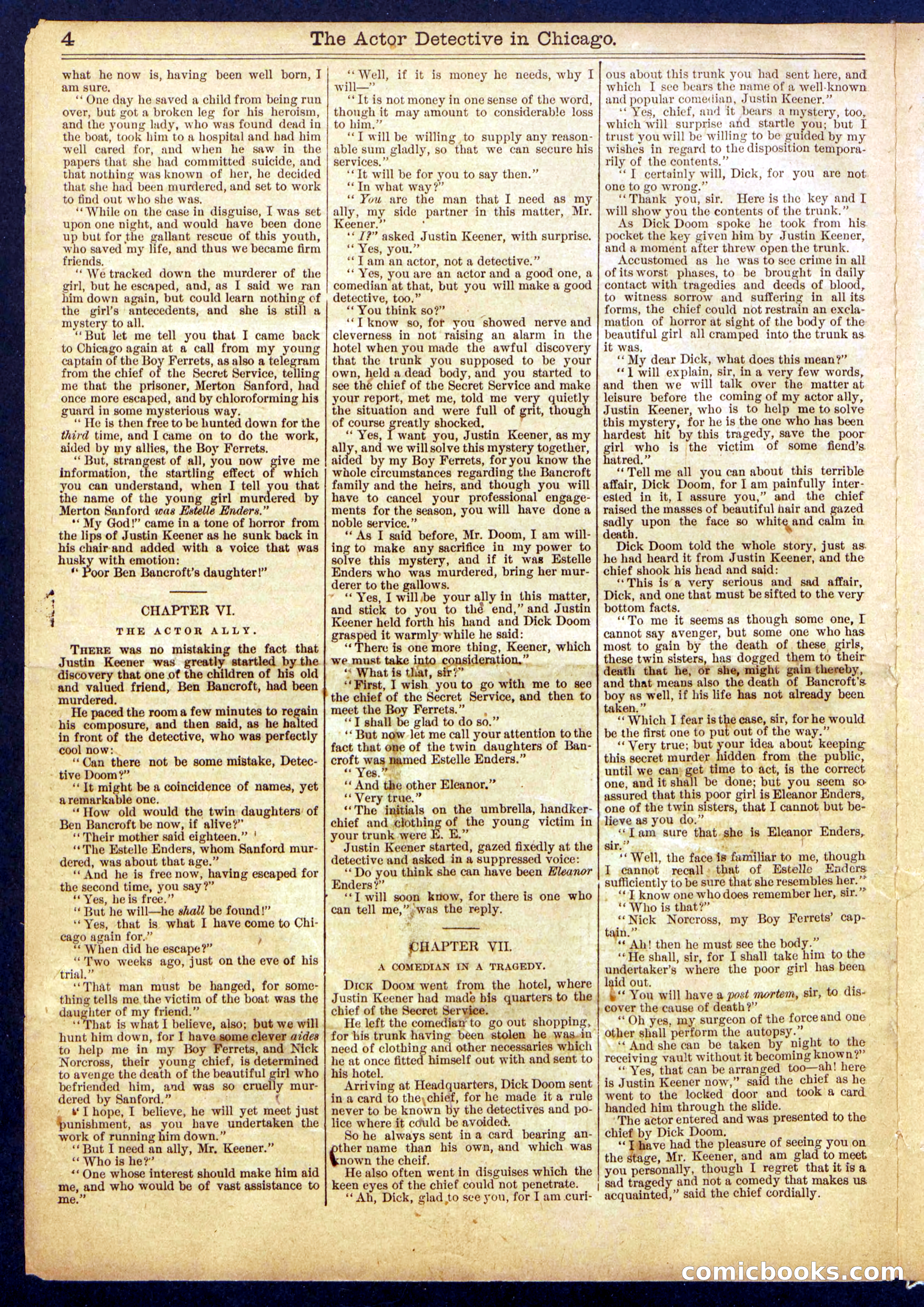 Beadle's Half Dime Library No. 842 — page 4 of 16