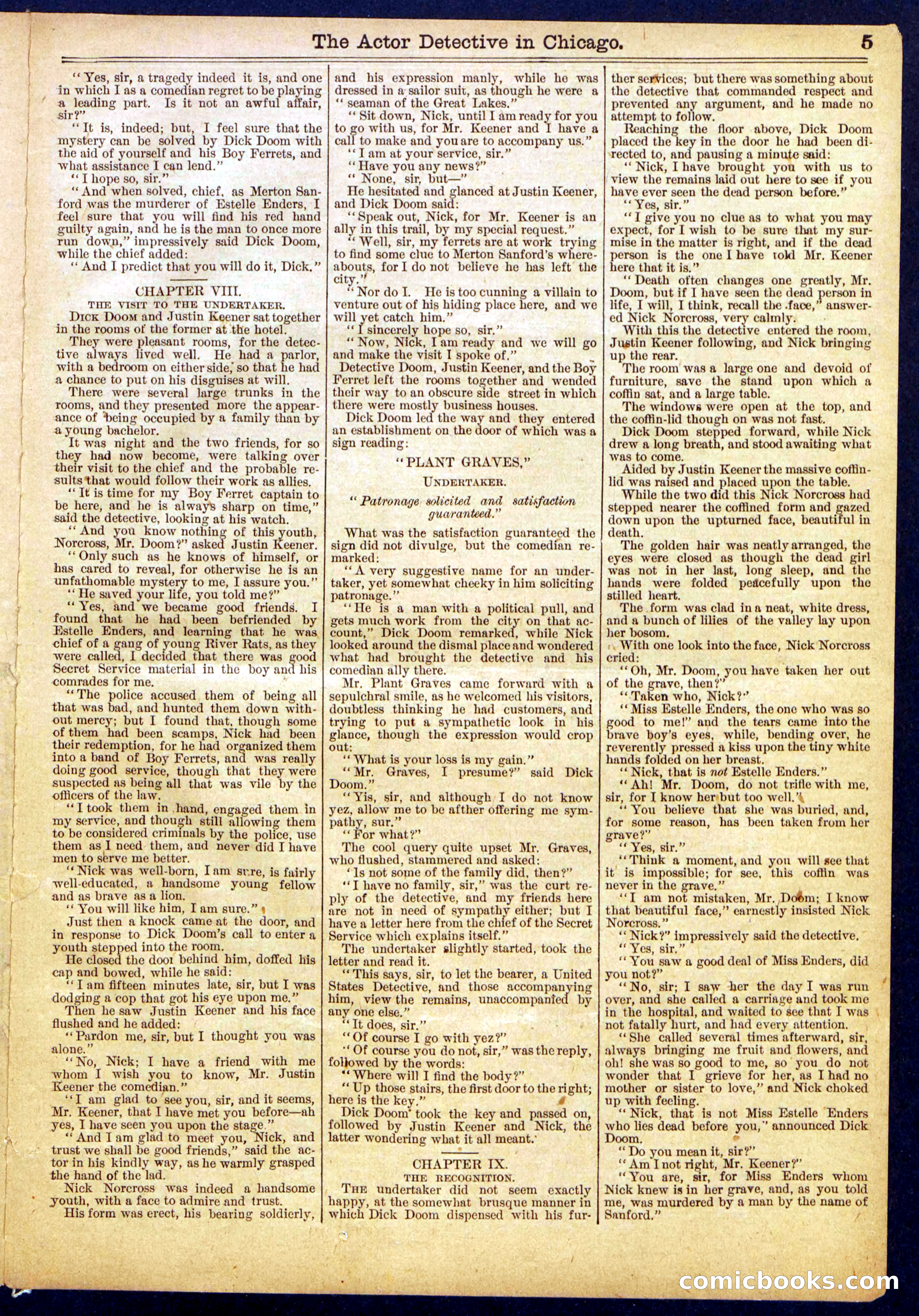 Beadle's Half Dime Library No. 842 — page 5 of 16