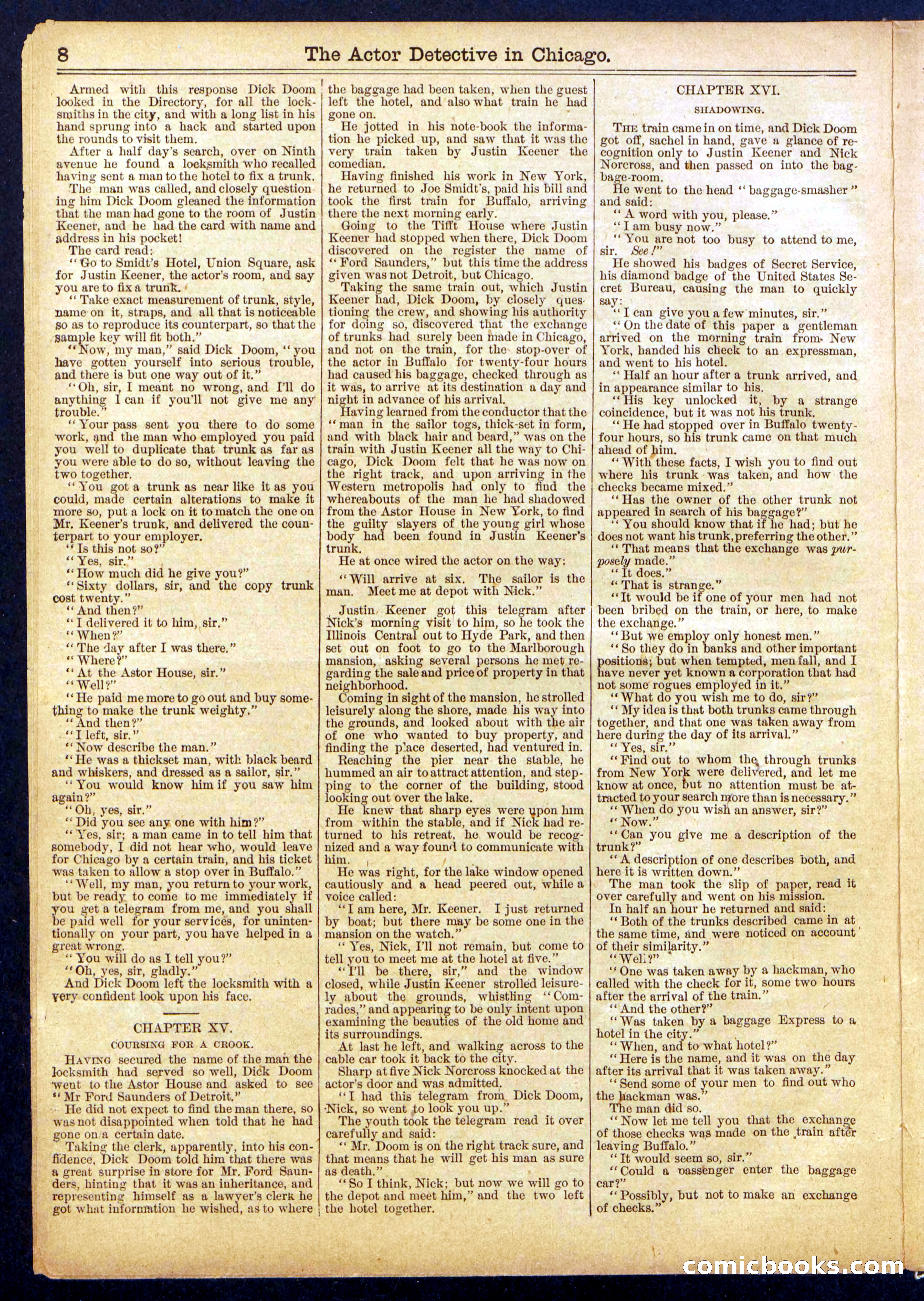 Beadle's Half Dime Library No. 842 — page 8 of 16