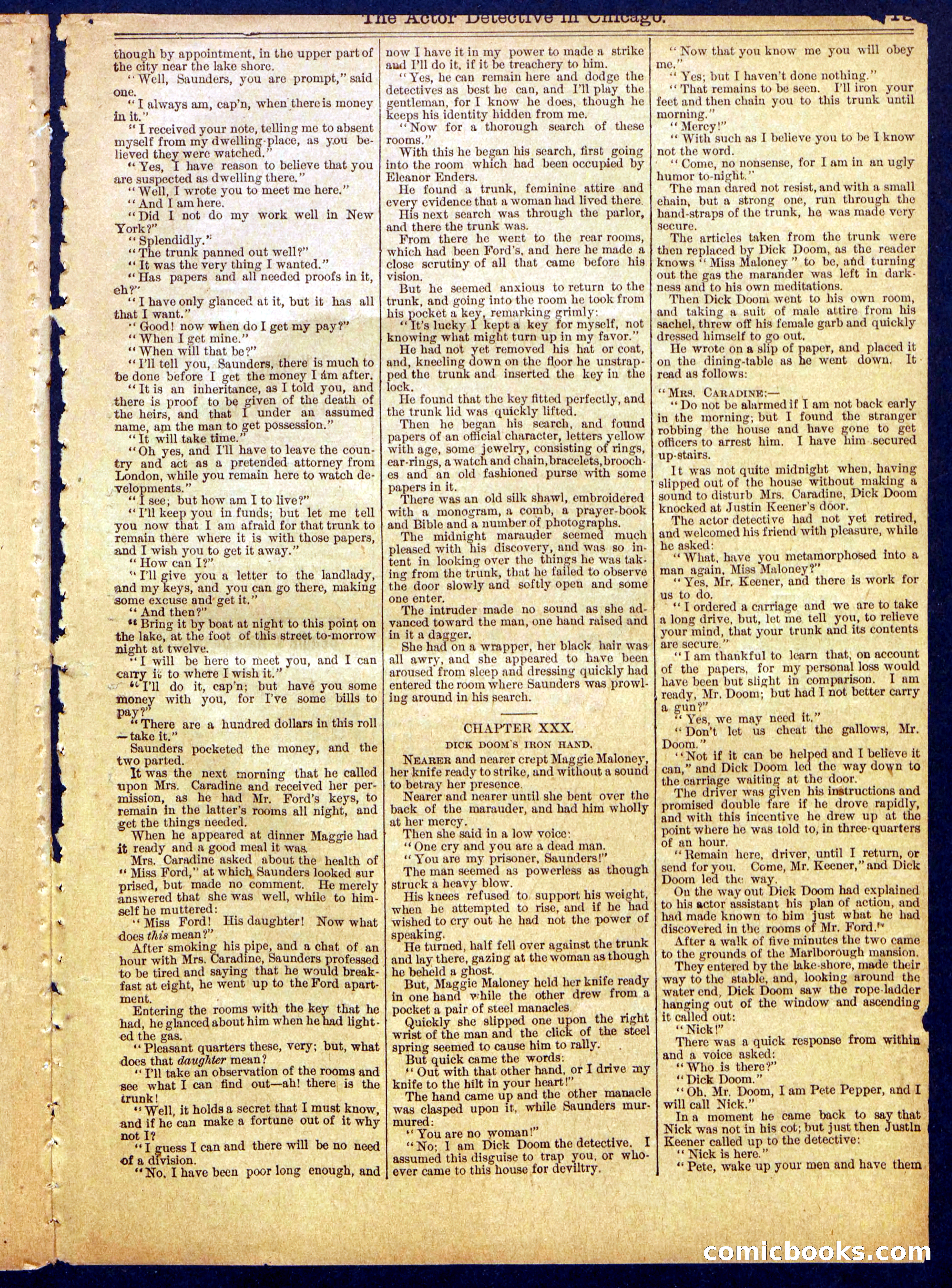 Beadle's Half Dime Library No. 842 — page 15 of 16