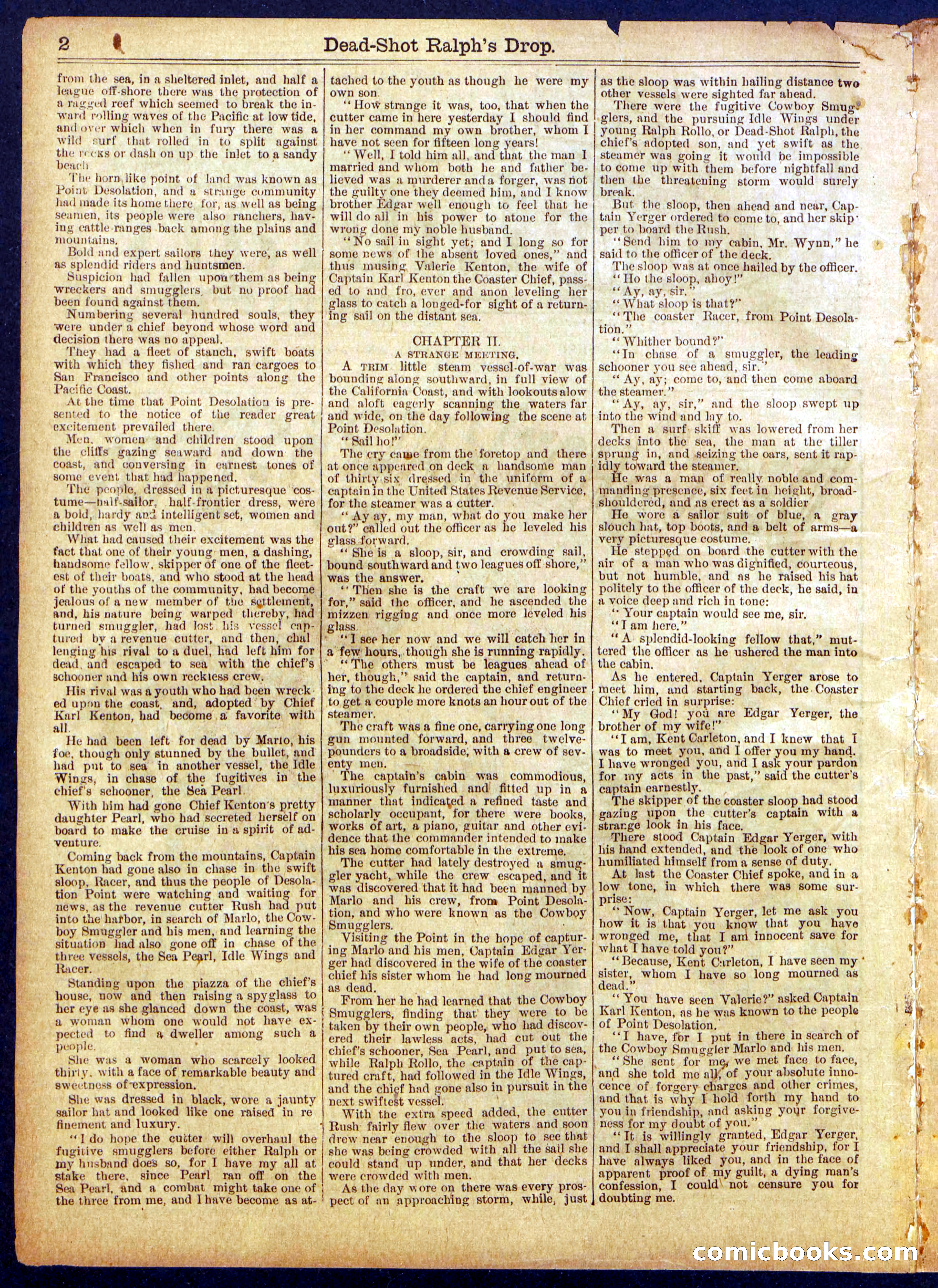 Beadle's Half Dime Library No. 867 — page 2 of 16
