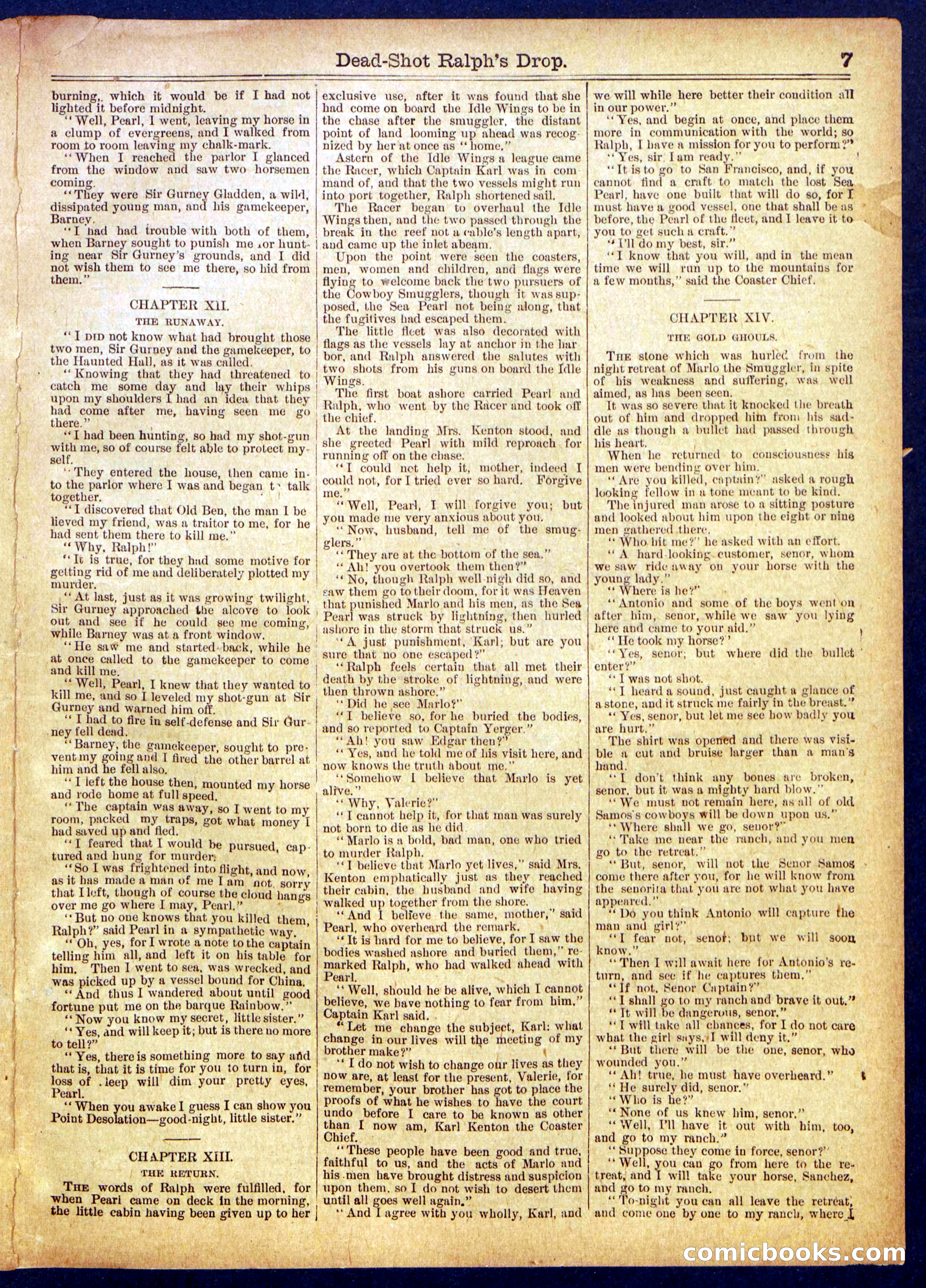 Beadle's Half Dime Library No. 867 — page 7 of 16