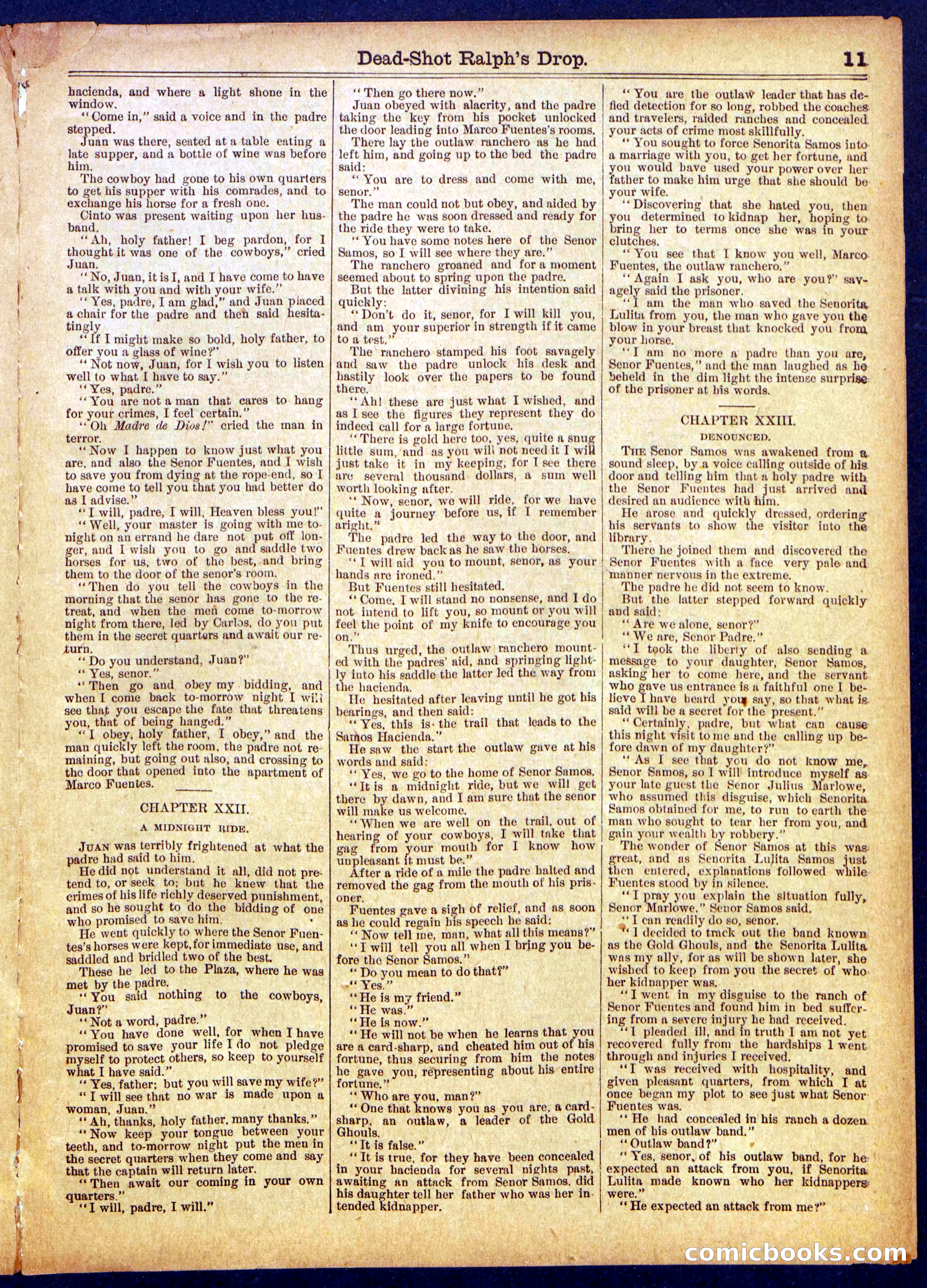 Beadle's Half Dime Library No. 867 — page 11 of 16