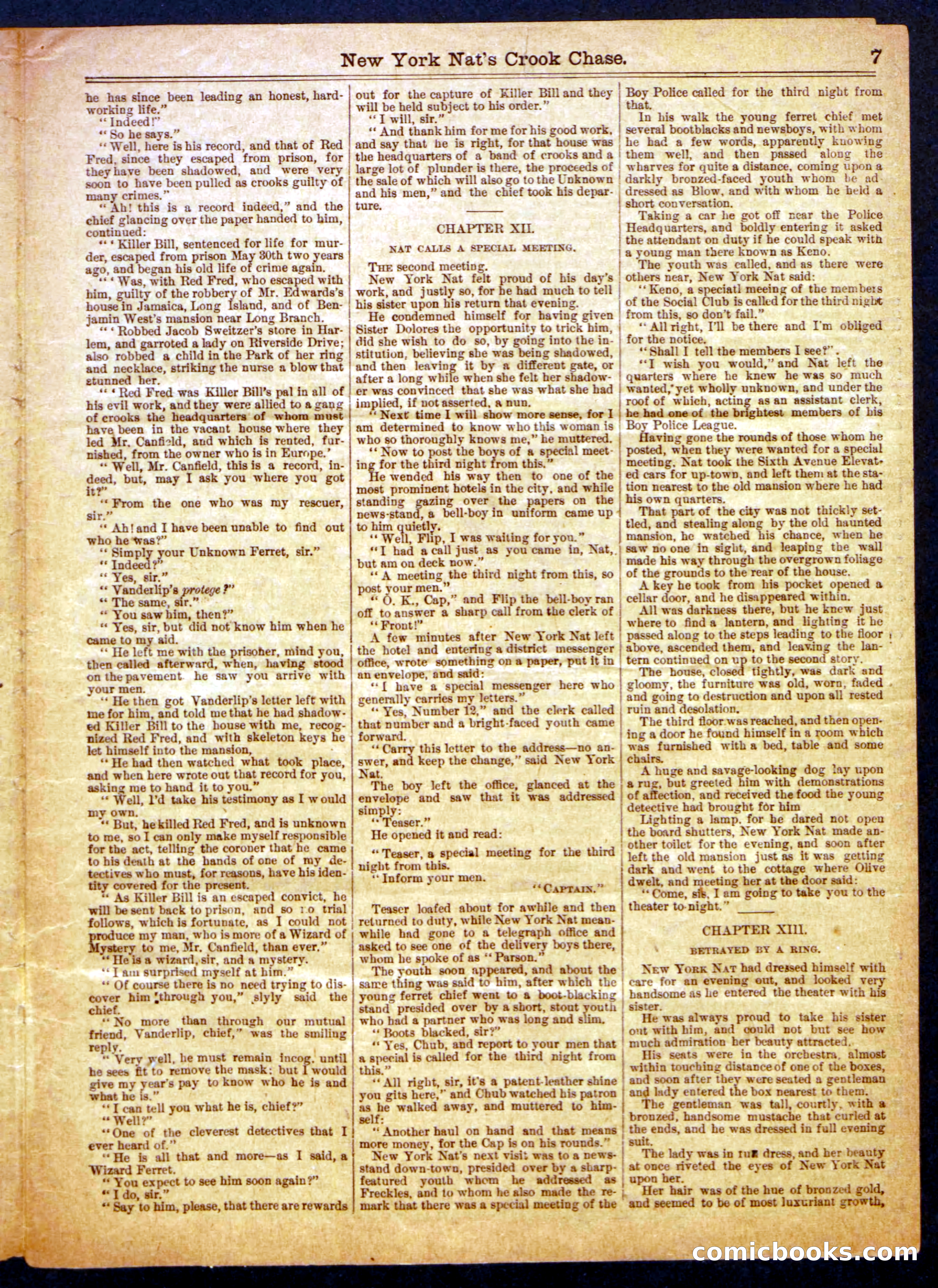 Beadle's Half Dime Library No. 883 — page 7 of 16