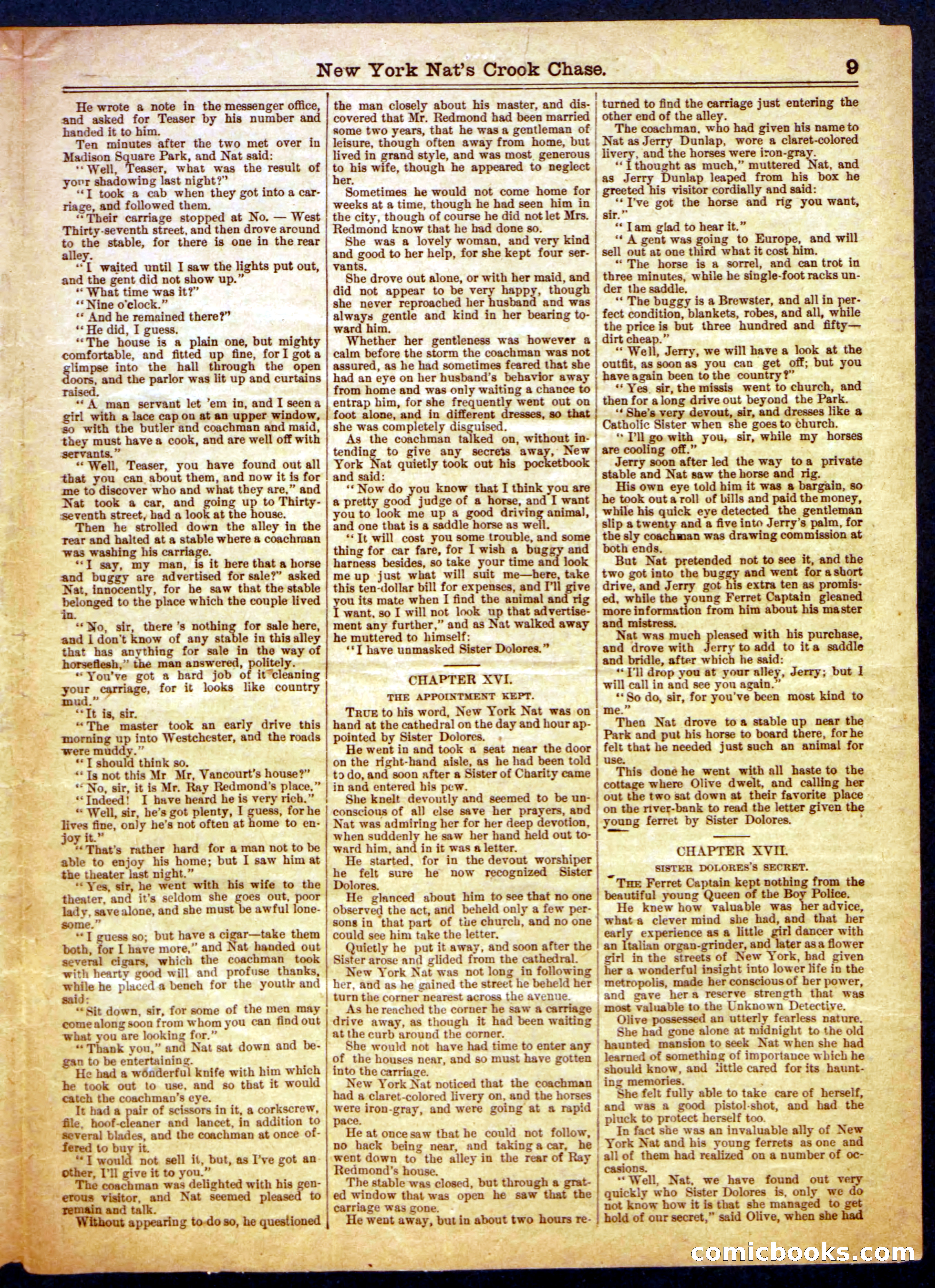 Beadle's Half Dime Library No. 883 — page 9 of 16