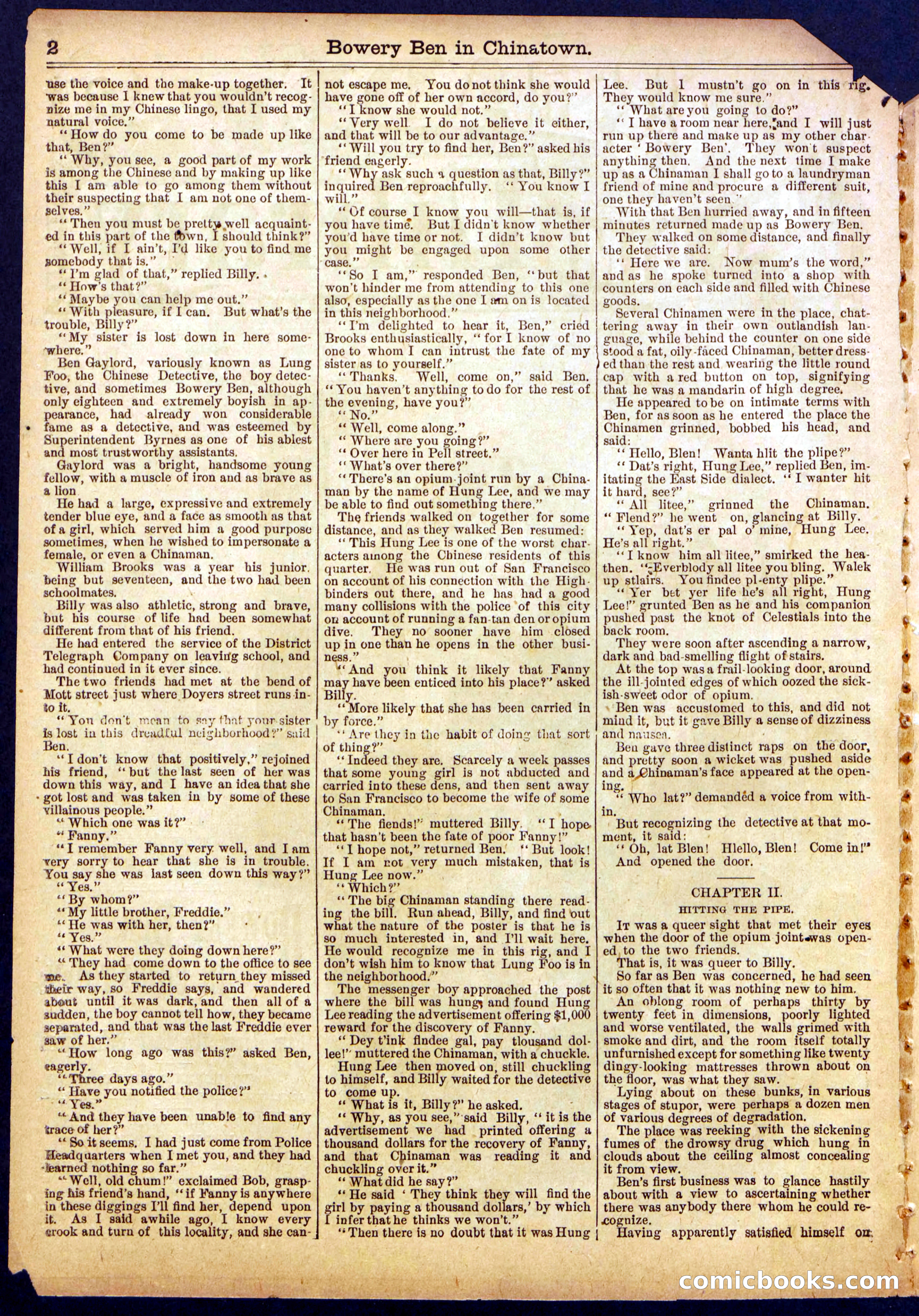 Beadle's Half Dime Library No. 892 — page 2 of 16