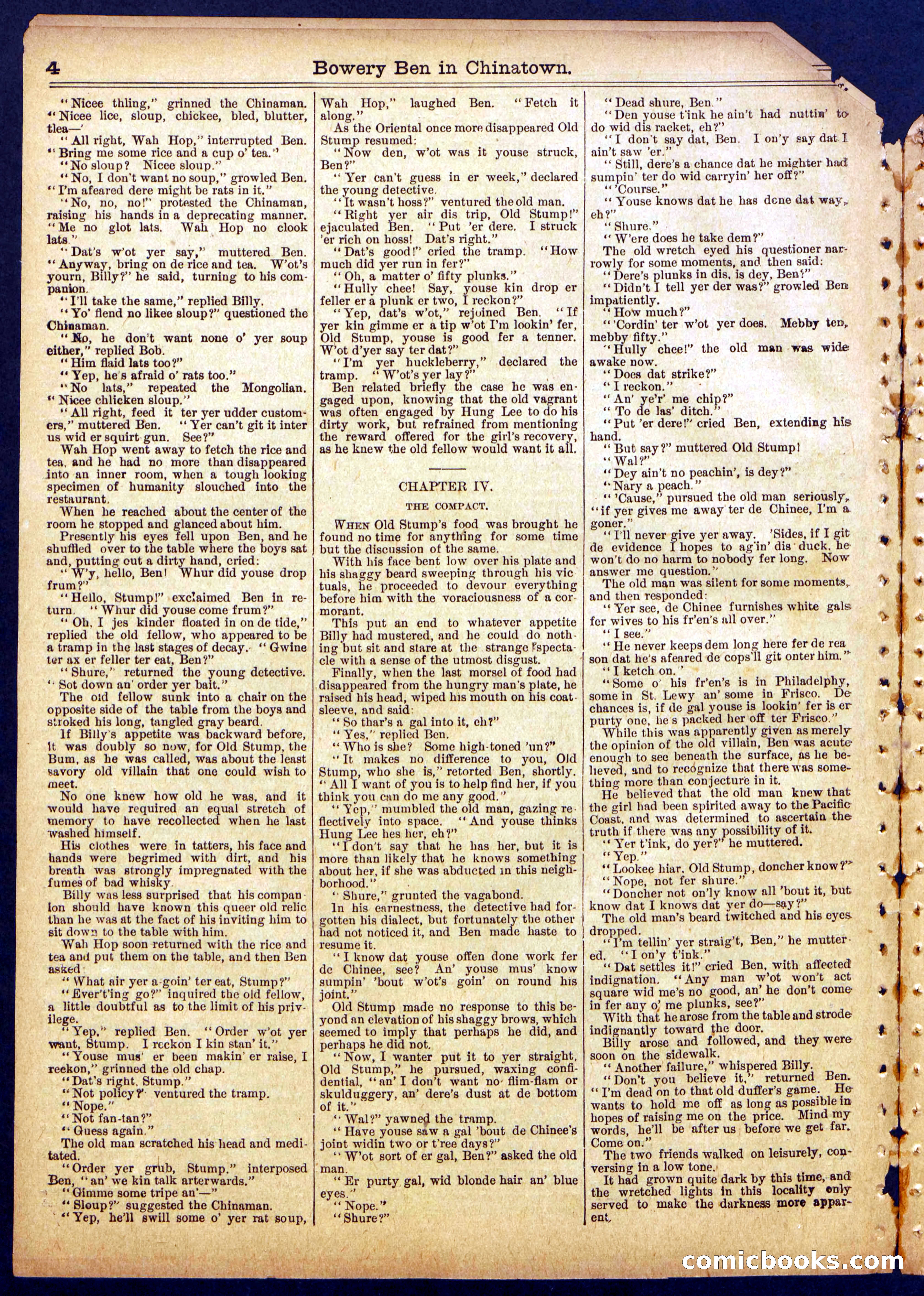 Beadle's Half Dime Library No. 892 — page 4 of 16