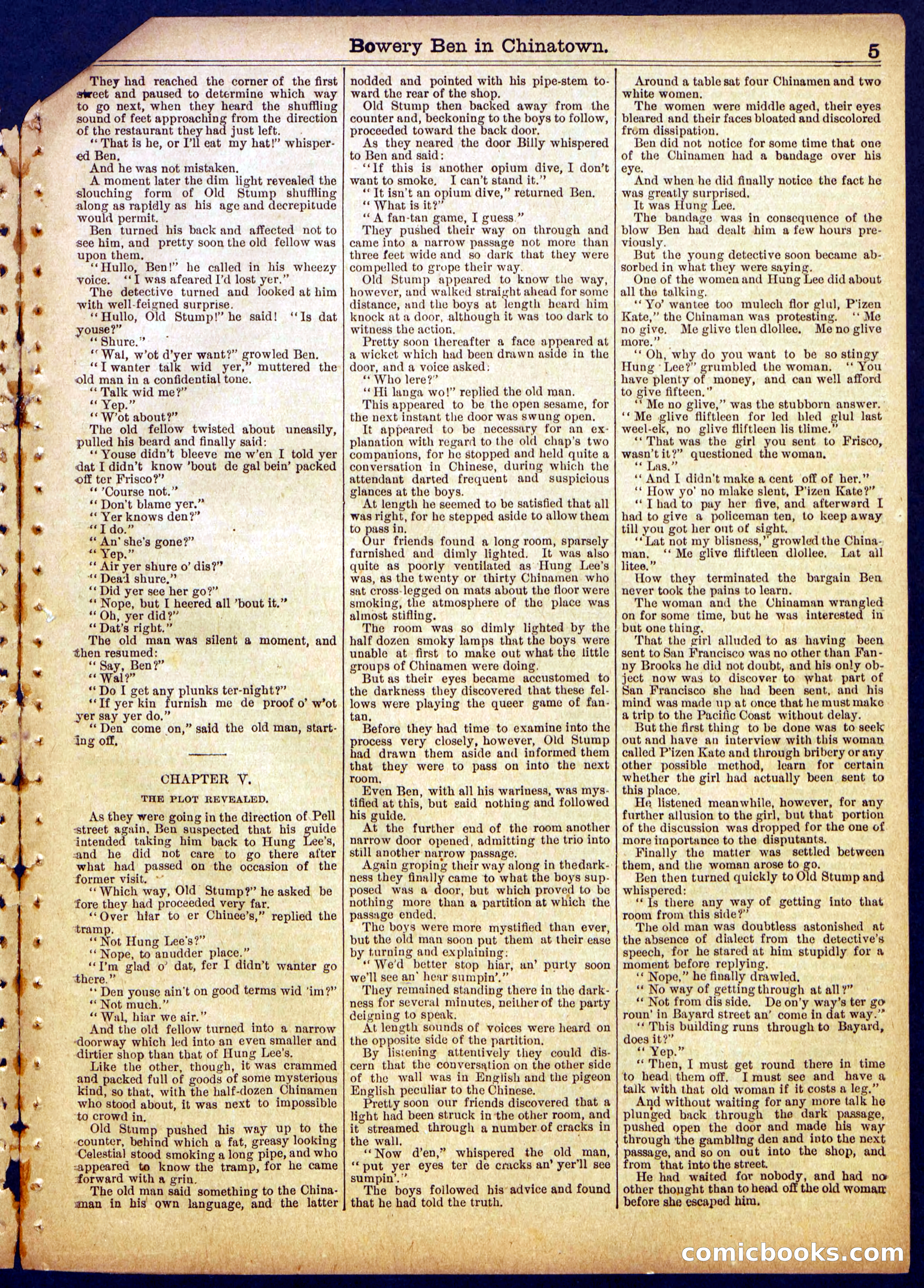 Beadle's Half Dime Library No. 892 — page 5 of 16