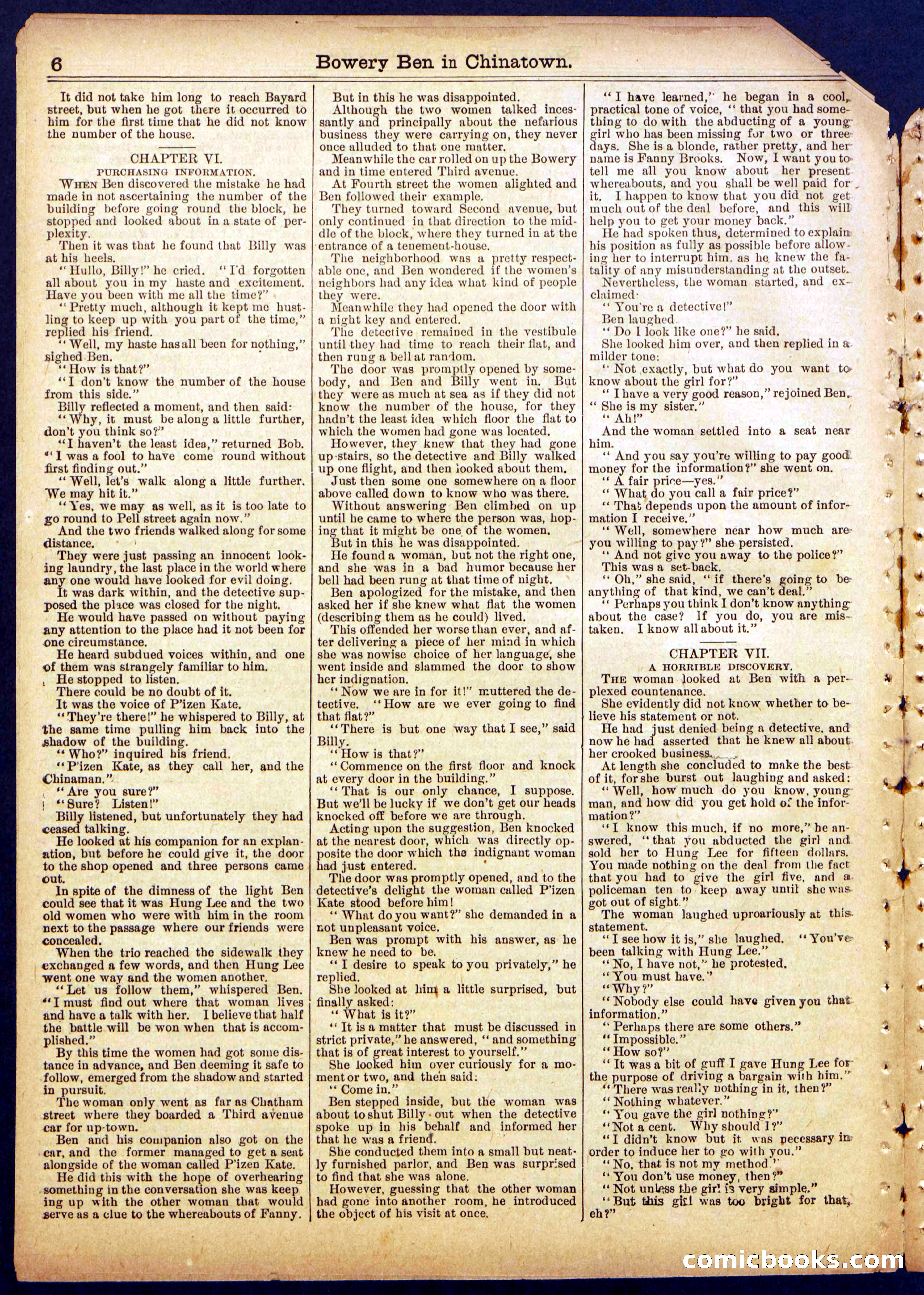 Beadle's Half Dime Library No. 892 — page 6 of 16