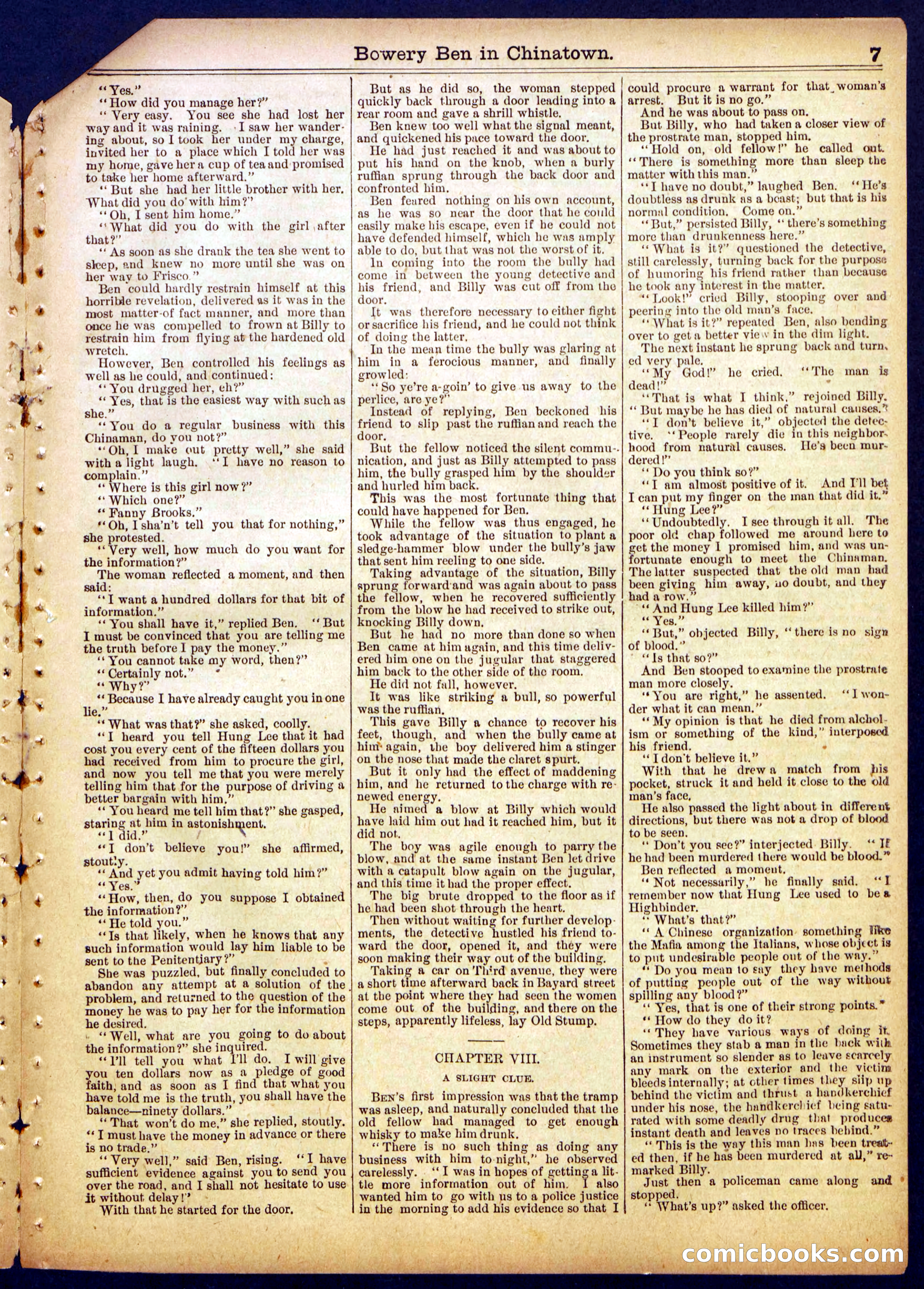 Beadle's Half Dime Library No. 892 — page 7 of 16