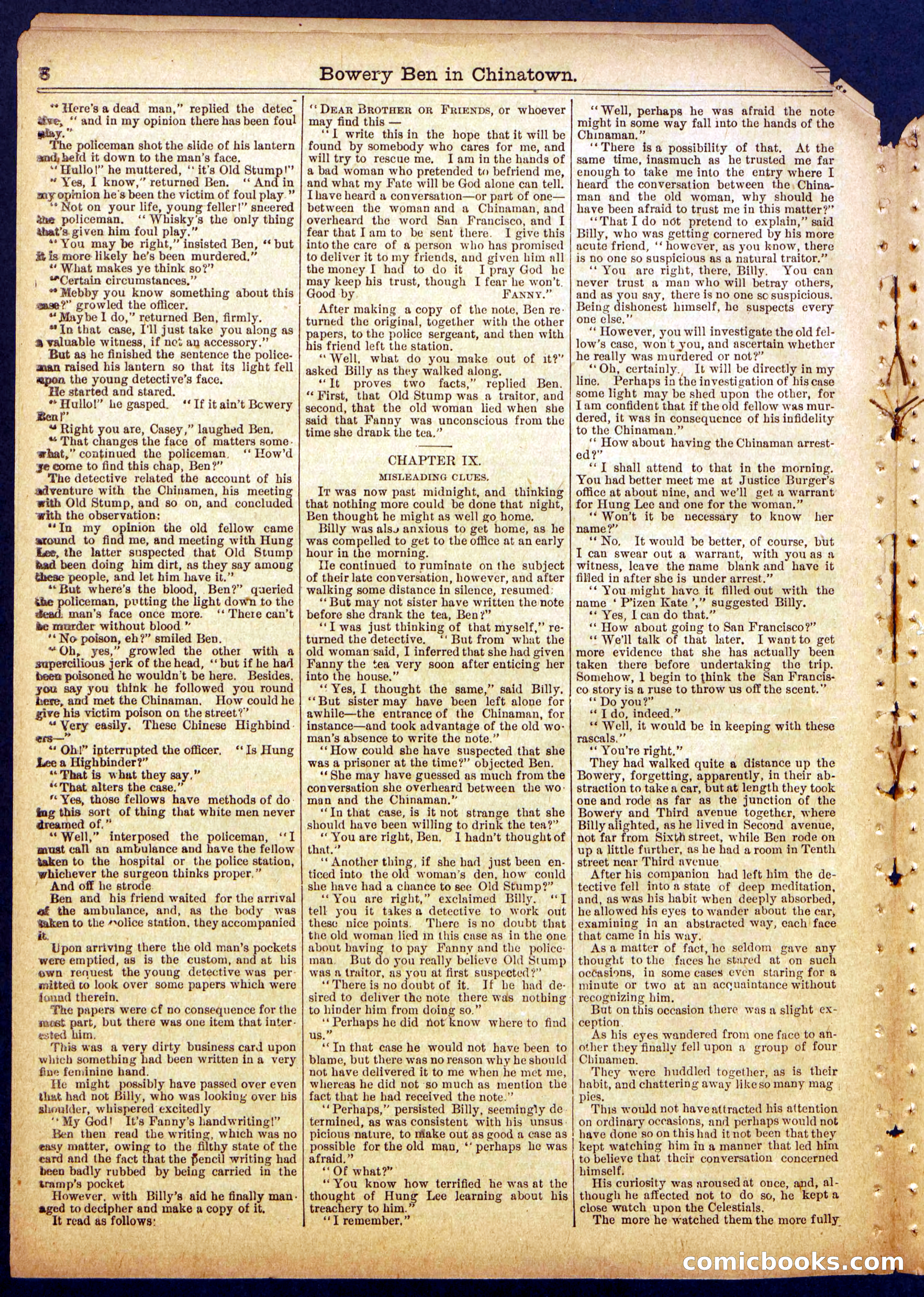 Beadle's Half Dime Library No. 892 — page 8 of 16