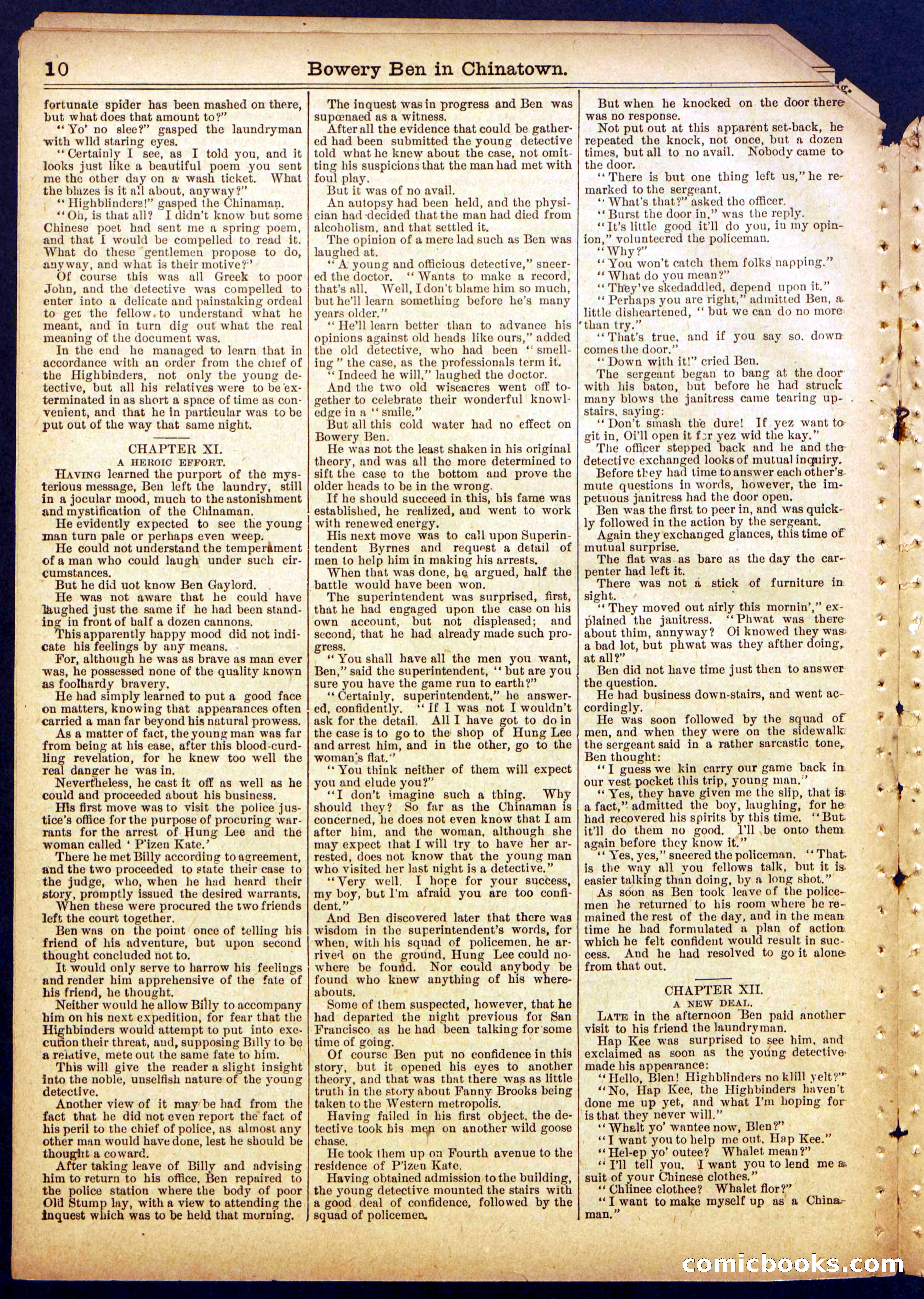 Beadle's Half Dime Library No. 892 — page 10 of 16