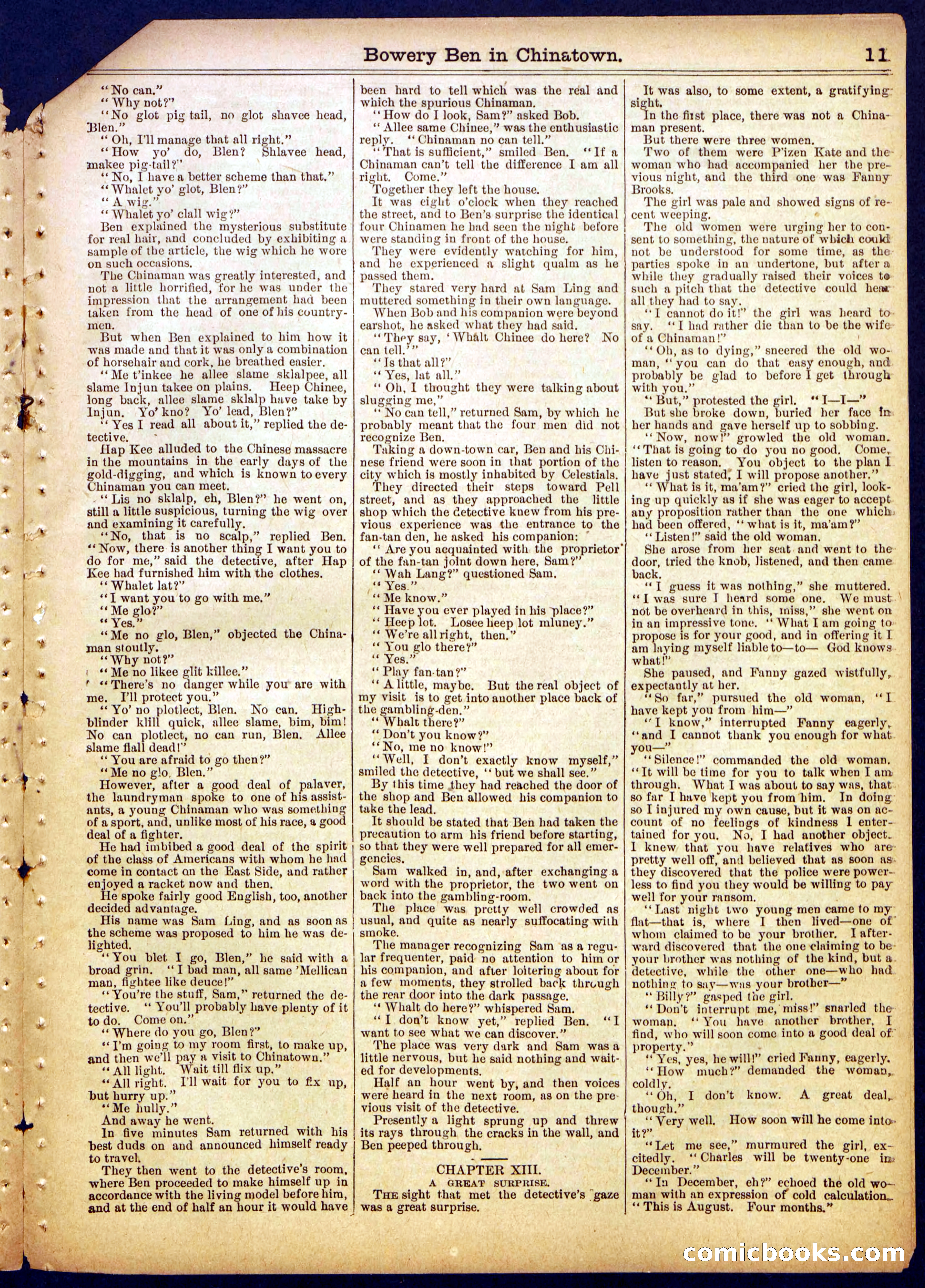 Beadle's Half Dime Library No. 892 — page 11 of 16