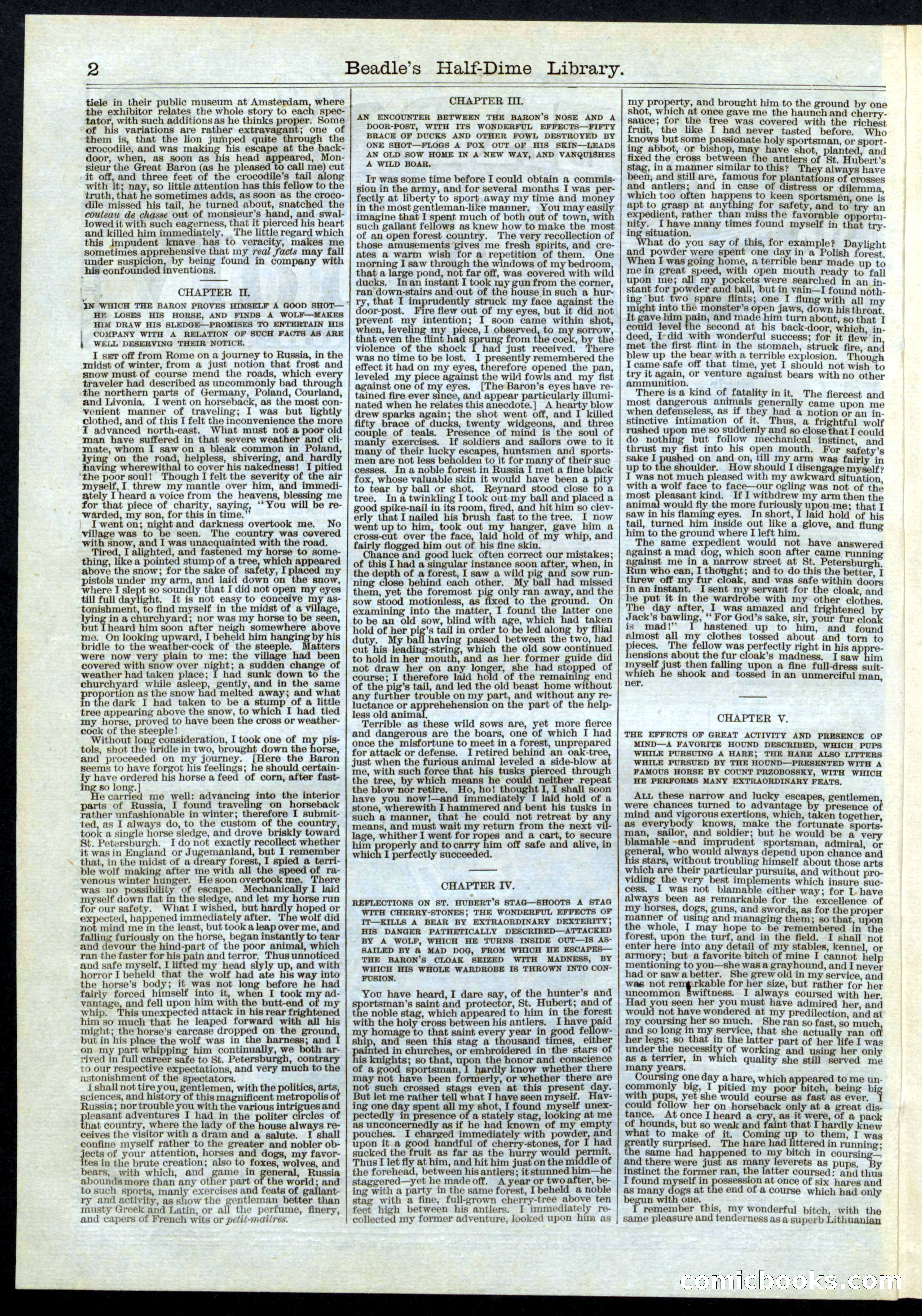 Beadle's Half Dime Library, No. 9 — page 2 of 16