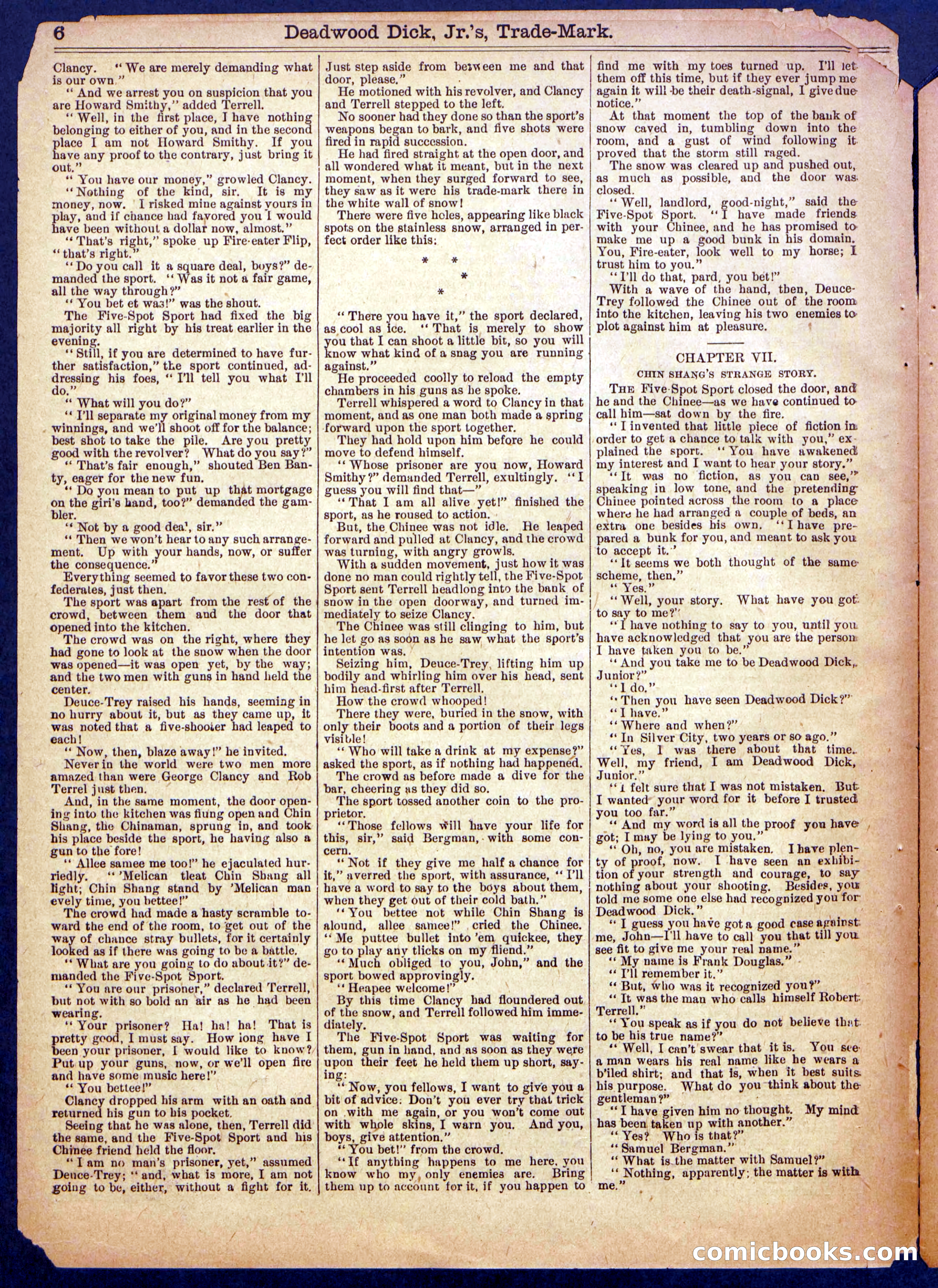 Beadle's Half Dime Library No. 904 — page 6 of 16