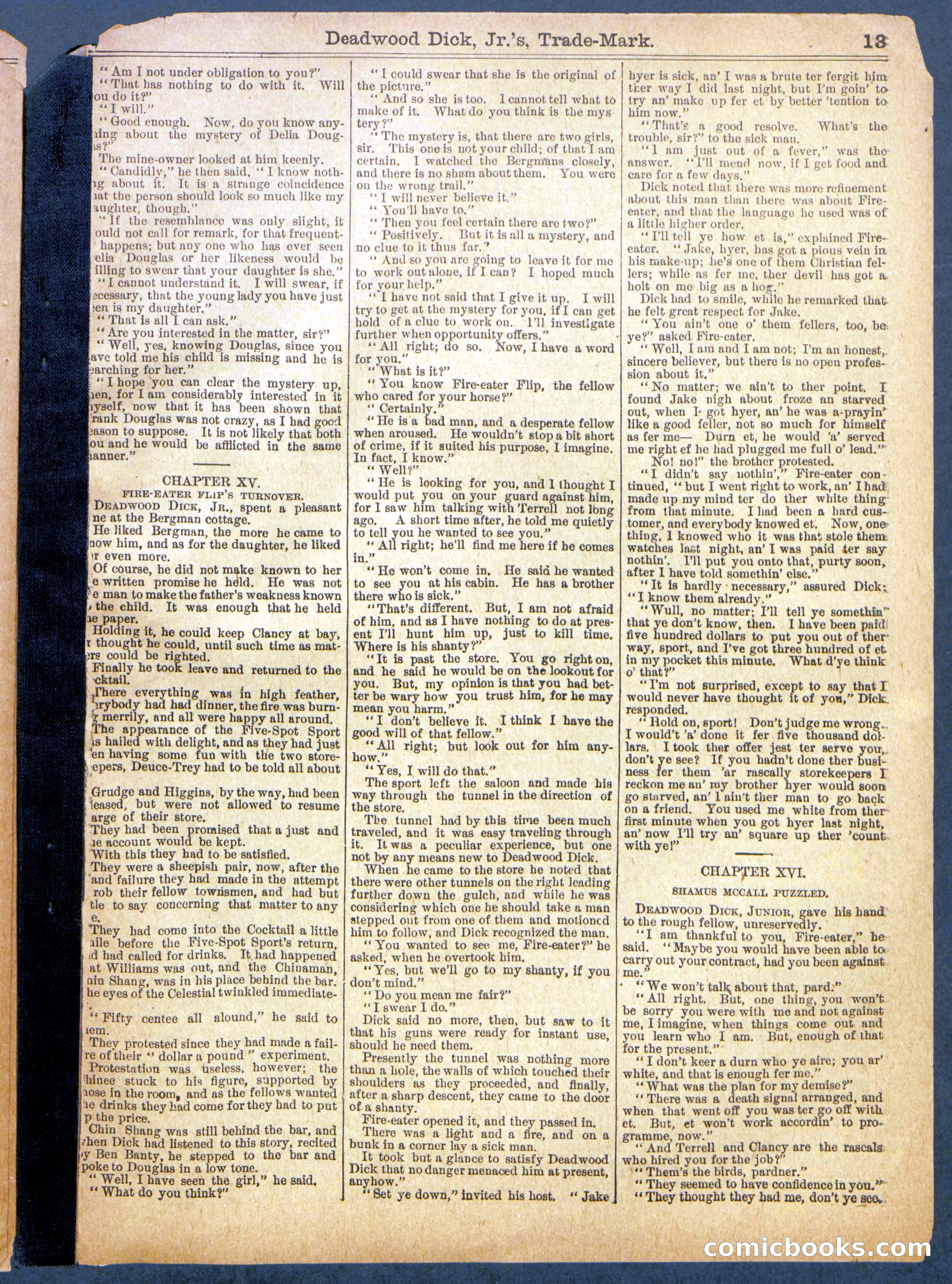 Beadle's Half Dime Library No. 904 — page 13 of 16