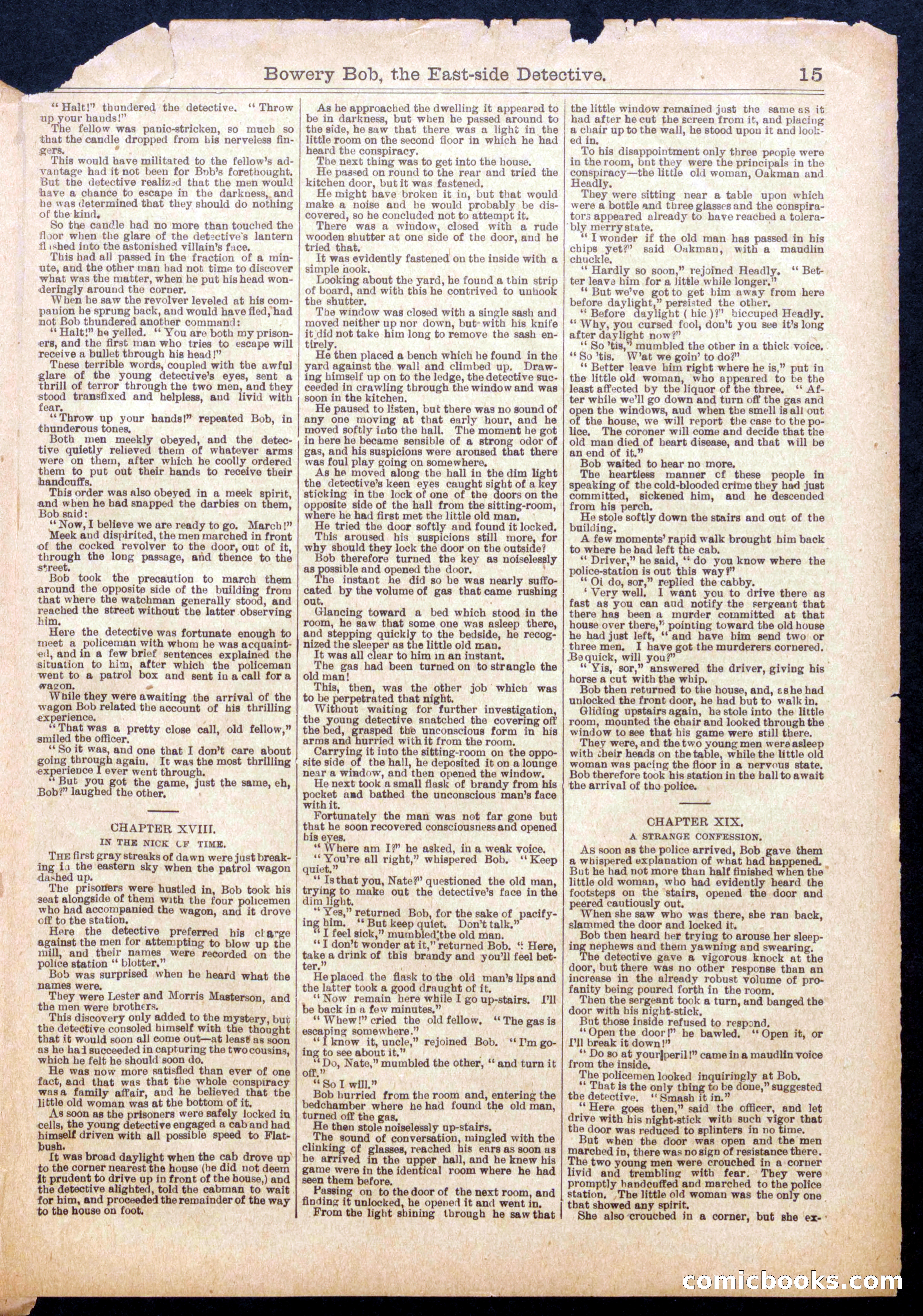 Beadle's Half Dime Library No. 911 — page 15 of 16