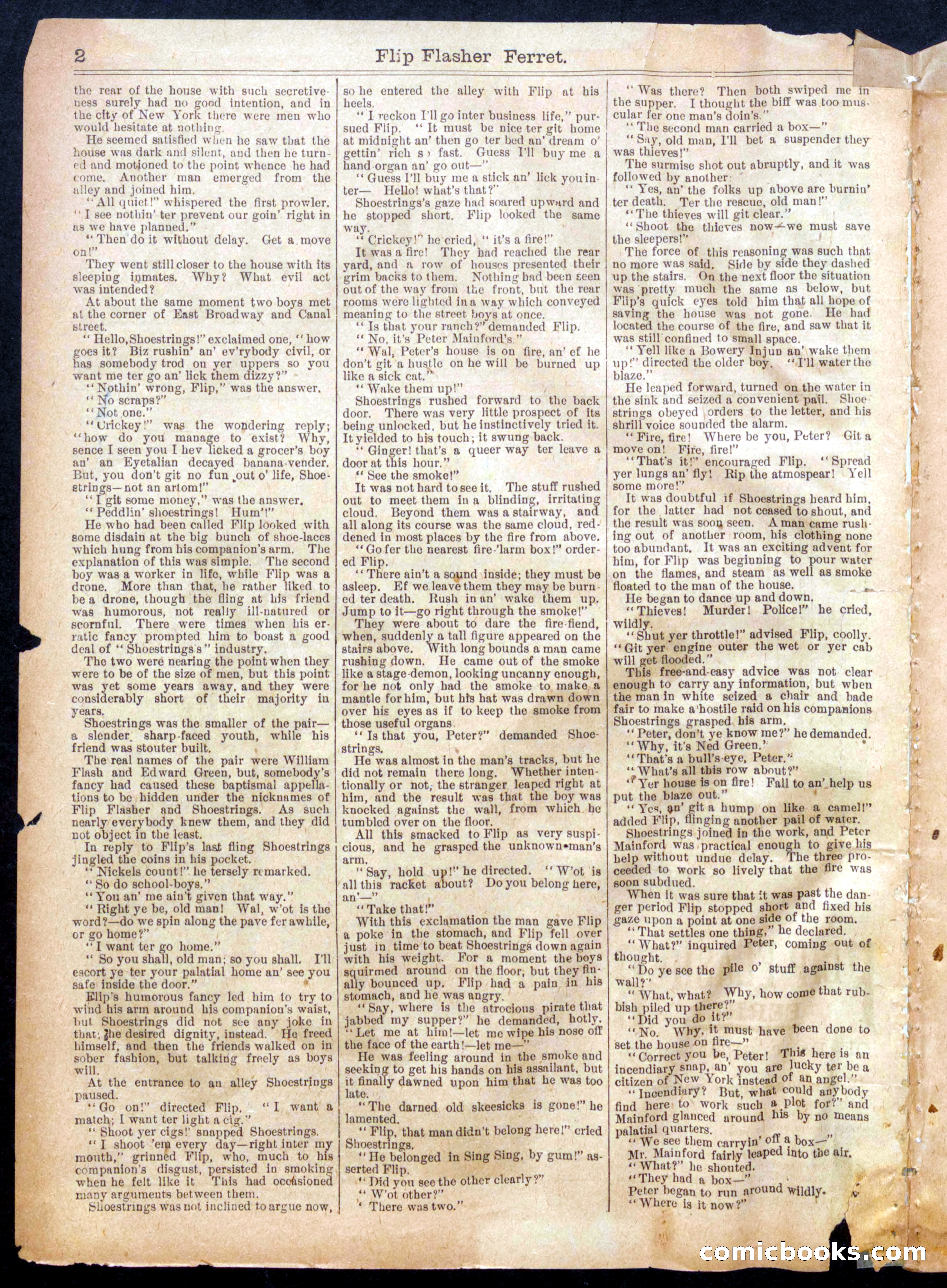 Beadle's Half Dime Library, No. 915 — page 2 of 16