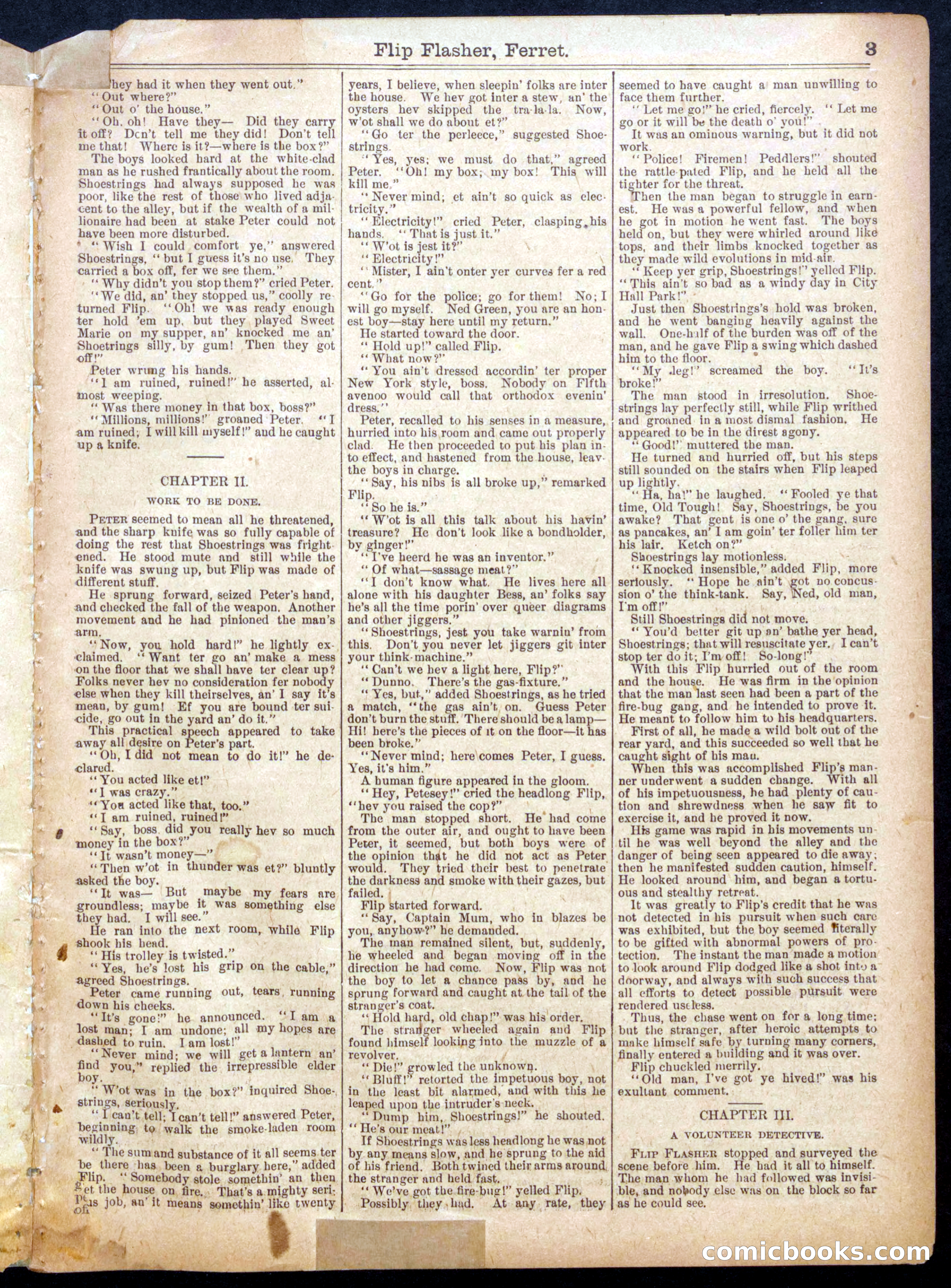 Beadle's Half Dime Library, No. 915 — page 3 of 16