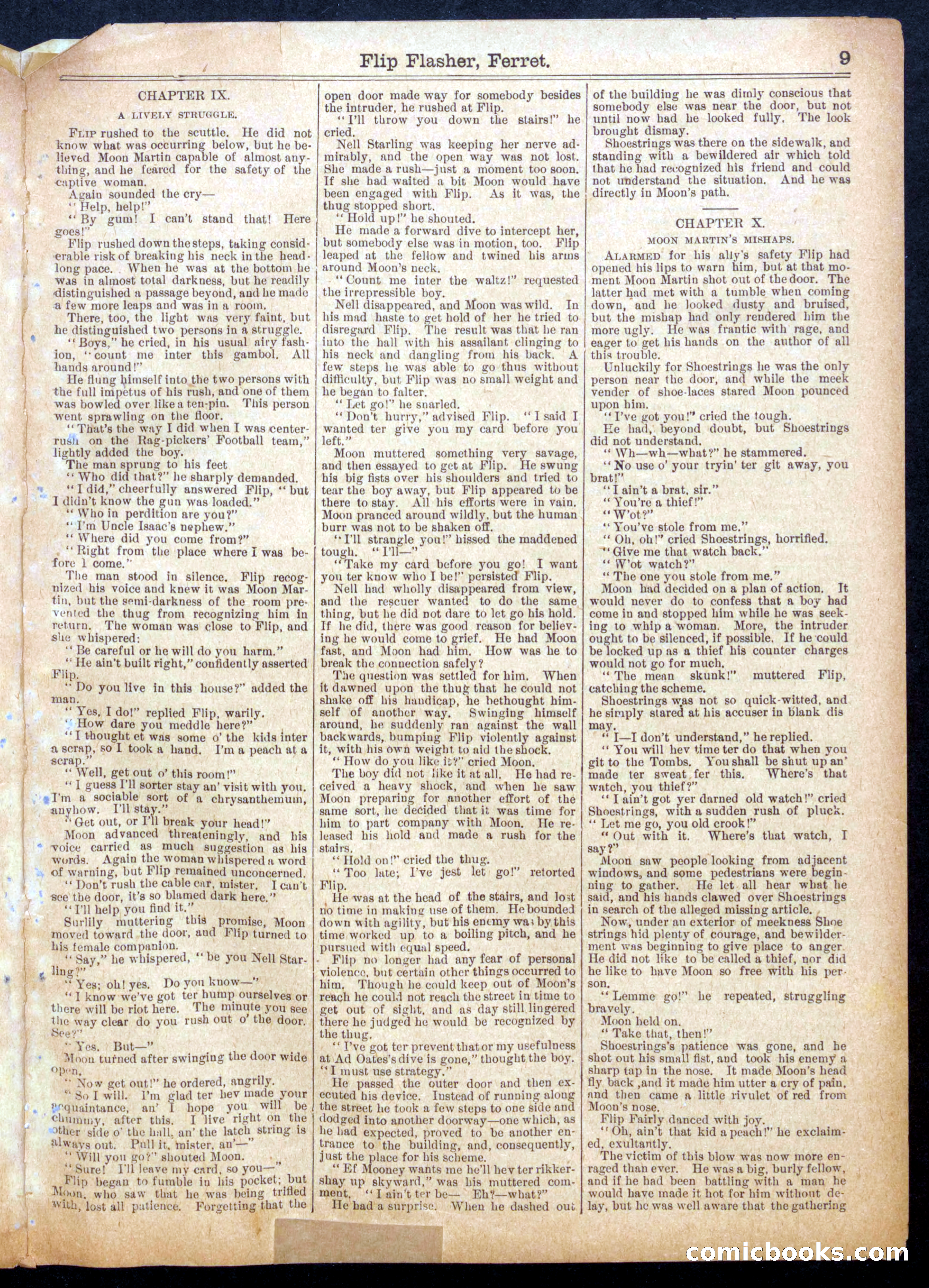 Beadle's Half Dime Library, No. 915 — page 9 of 16