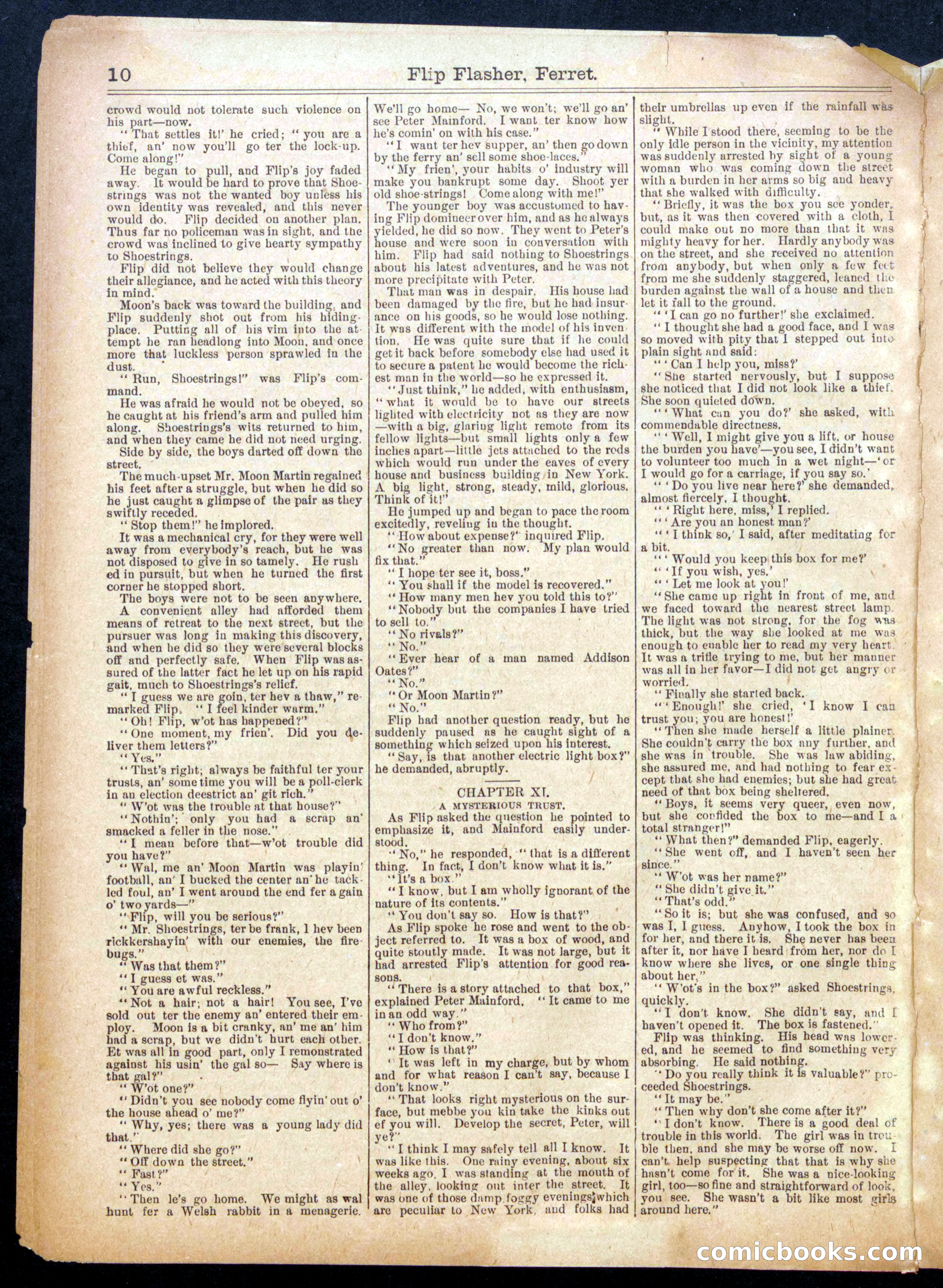 Beadle's Half Dime Library, No. 915 — page 10 of 16
